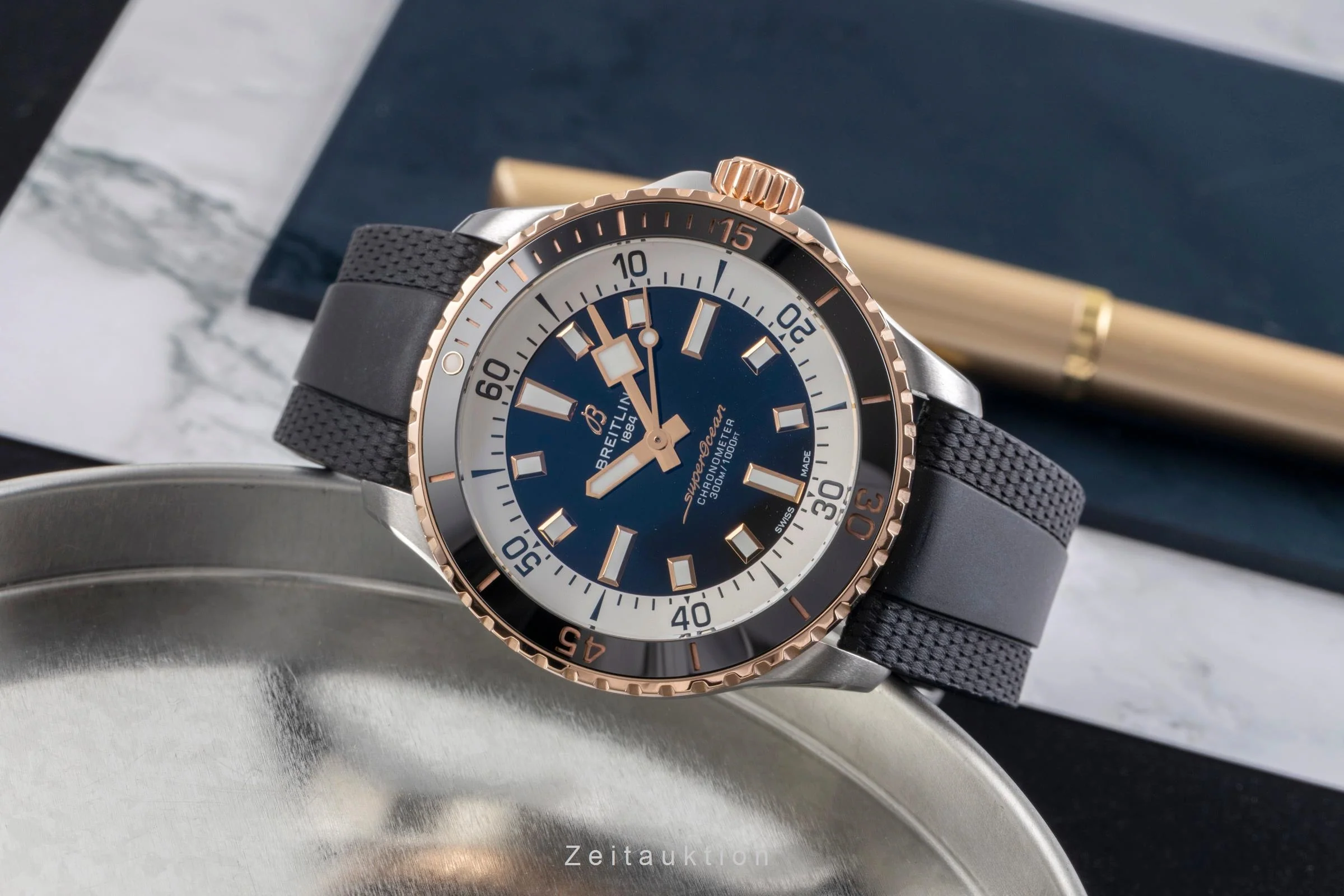 Breitling Superocean steel / gold automatic men's watch U17375 LP: 7200EUR  [2504572] - Image 3
