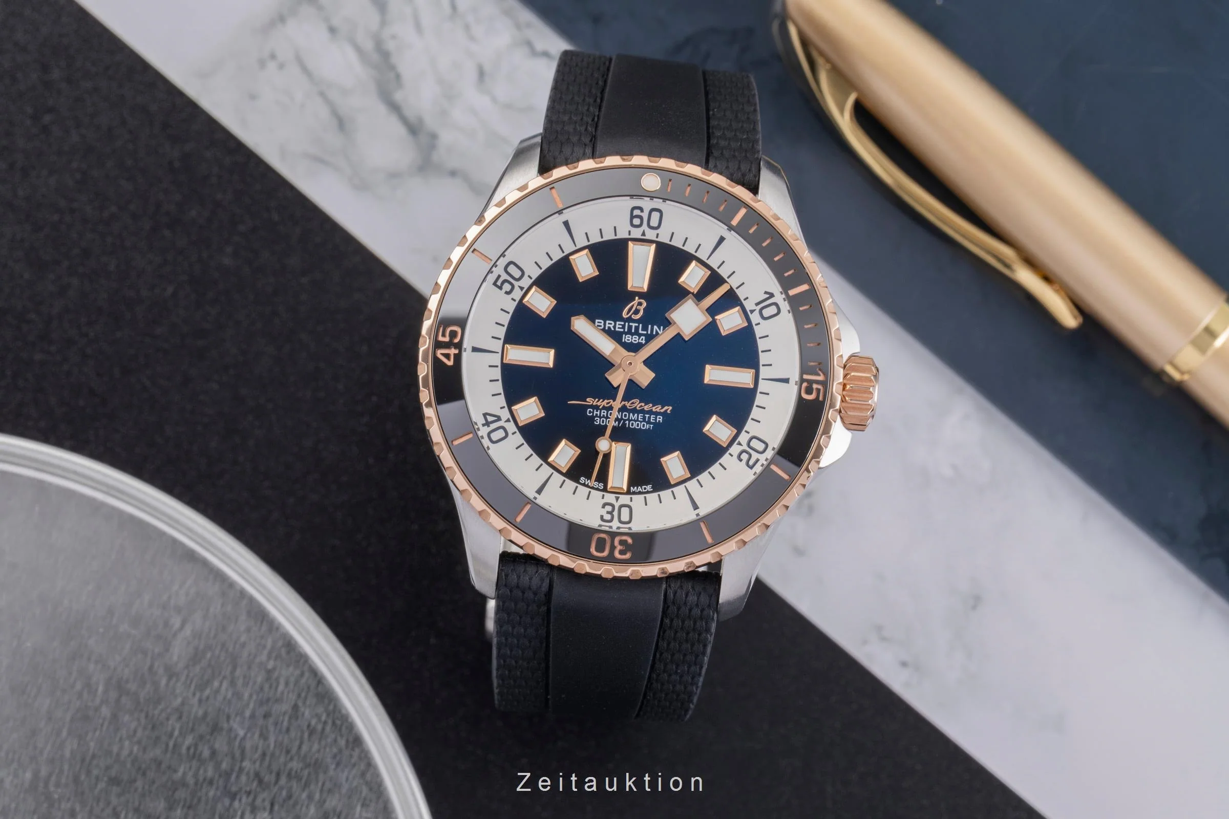 Breitling Superocean steel / gold automatic men's watch U17375 LP: 7200EUR  [2504572] - Image 4