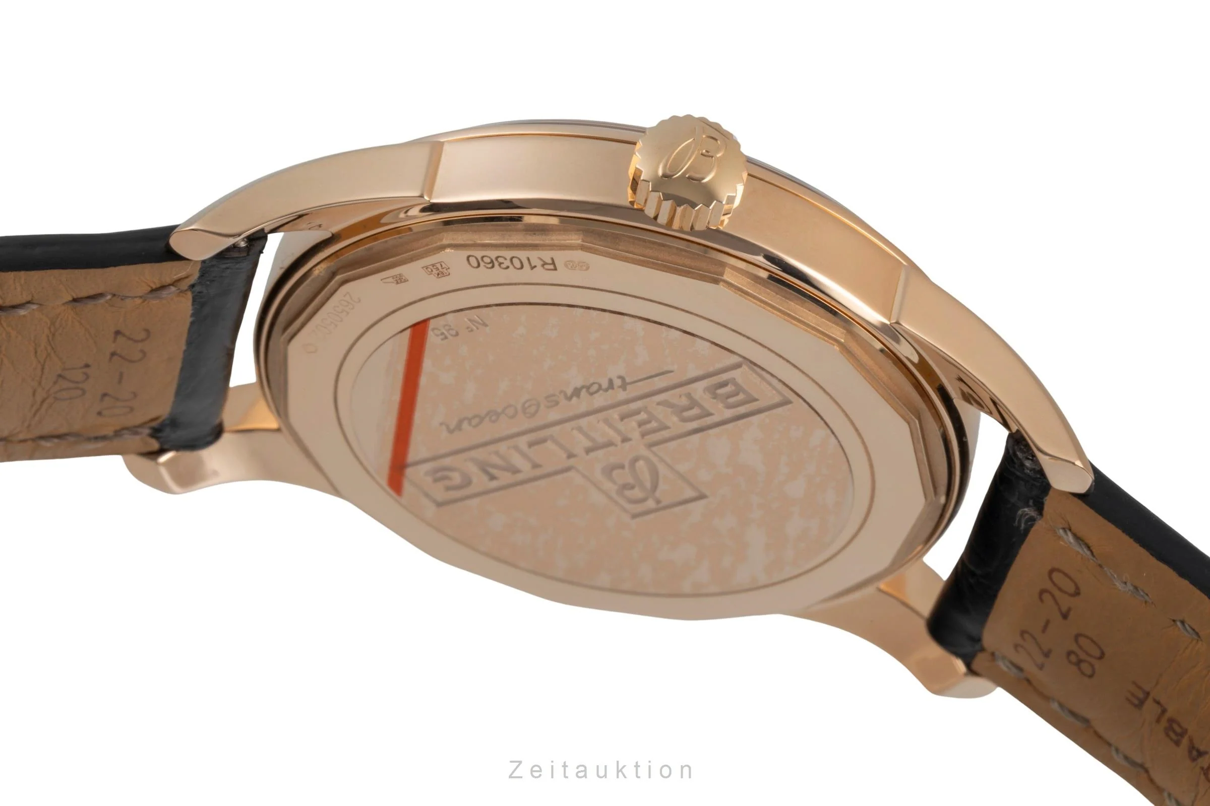 Breitling Transocean 18 ct red gold automatic men's watch R10360  [2506819] - Image 12