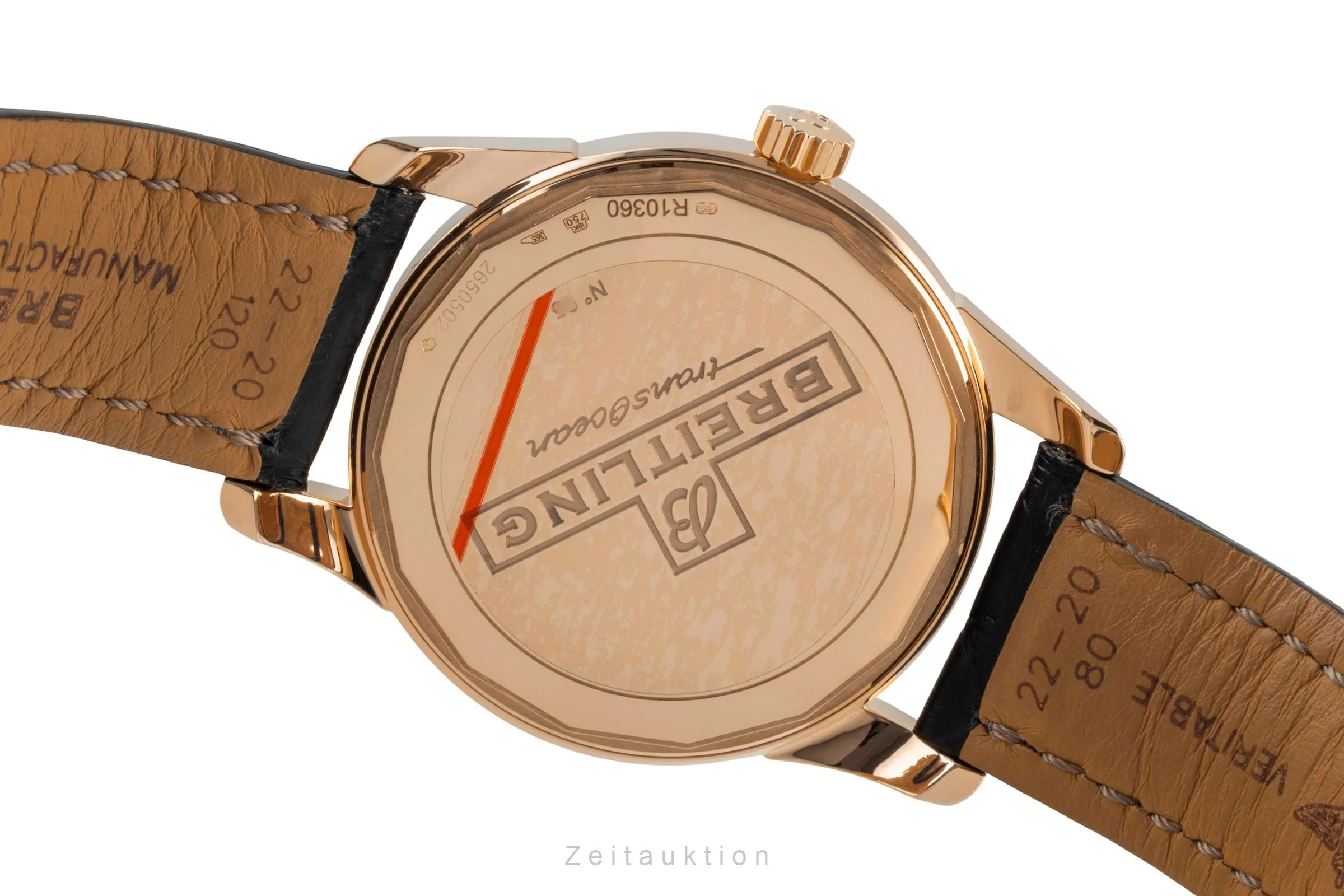 Breitling Transocean 18 ct red gold automatic men's watch R10360  [2506819] - Image 13
