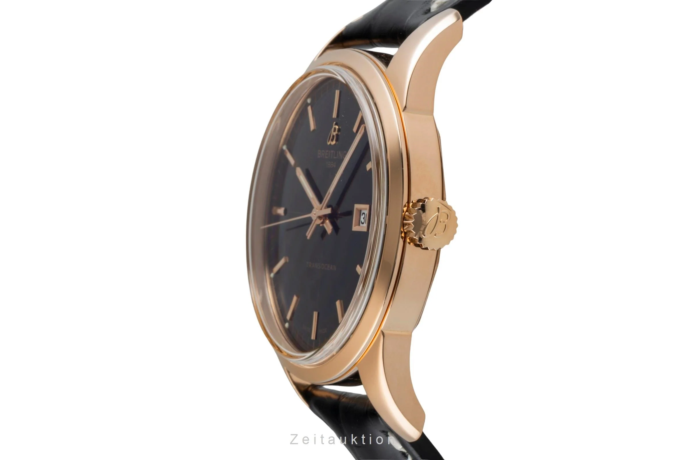 Breitling Transocean 18 ct red gold automatic men's watch R10360  [2506819] - Image 7