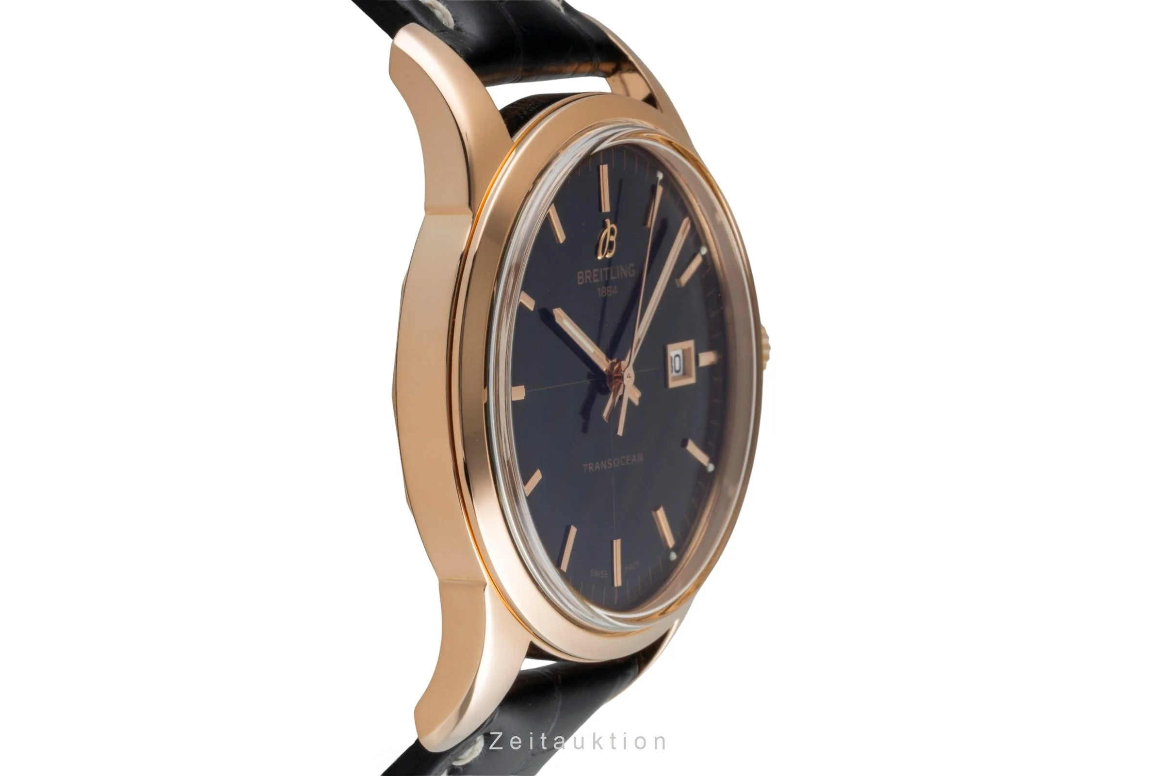 Breitling Transocean 18 ct red gold automatic men's watch R10360  [2506819] - Image 8