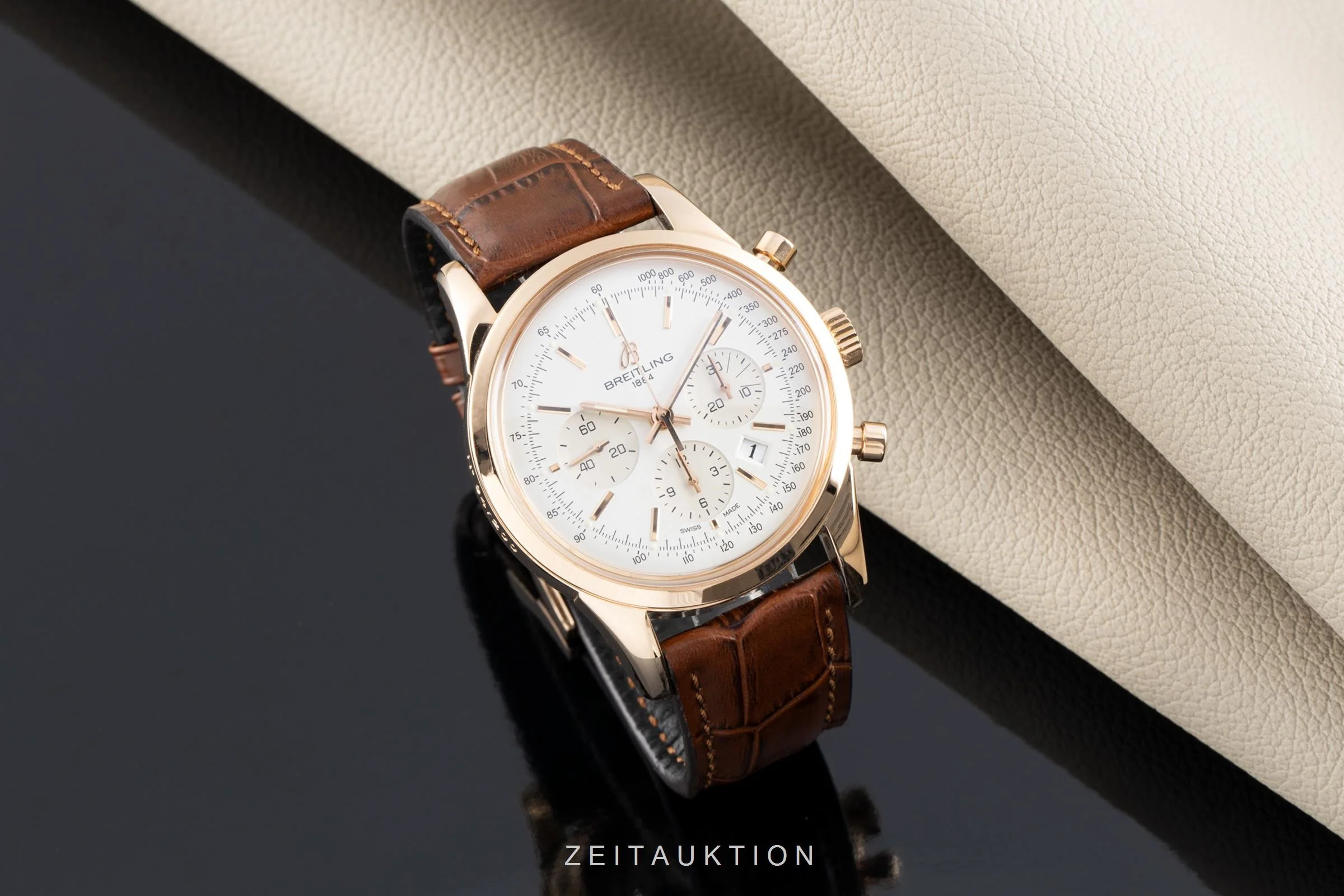 Breitling Transocean chronograph 18 ct red gold automatic men's watch RB0151 Limited  [2105811] - Image 3
