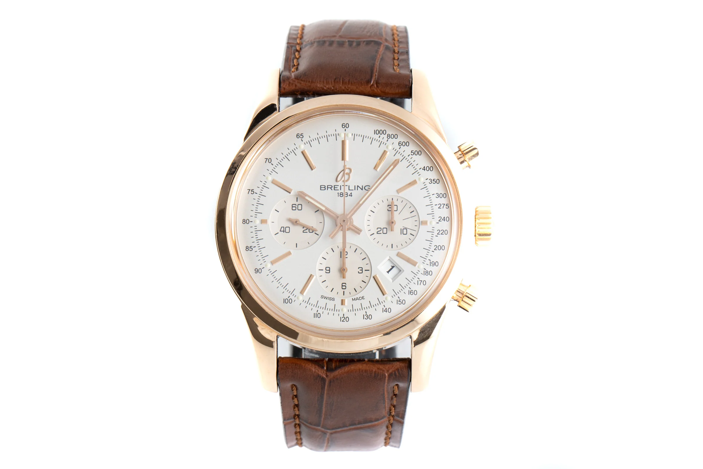 Breitling Transocean chronograph 18 ct red gold automatic men's watch RB0151 Limited  [2105811] - Image 4