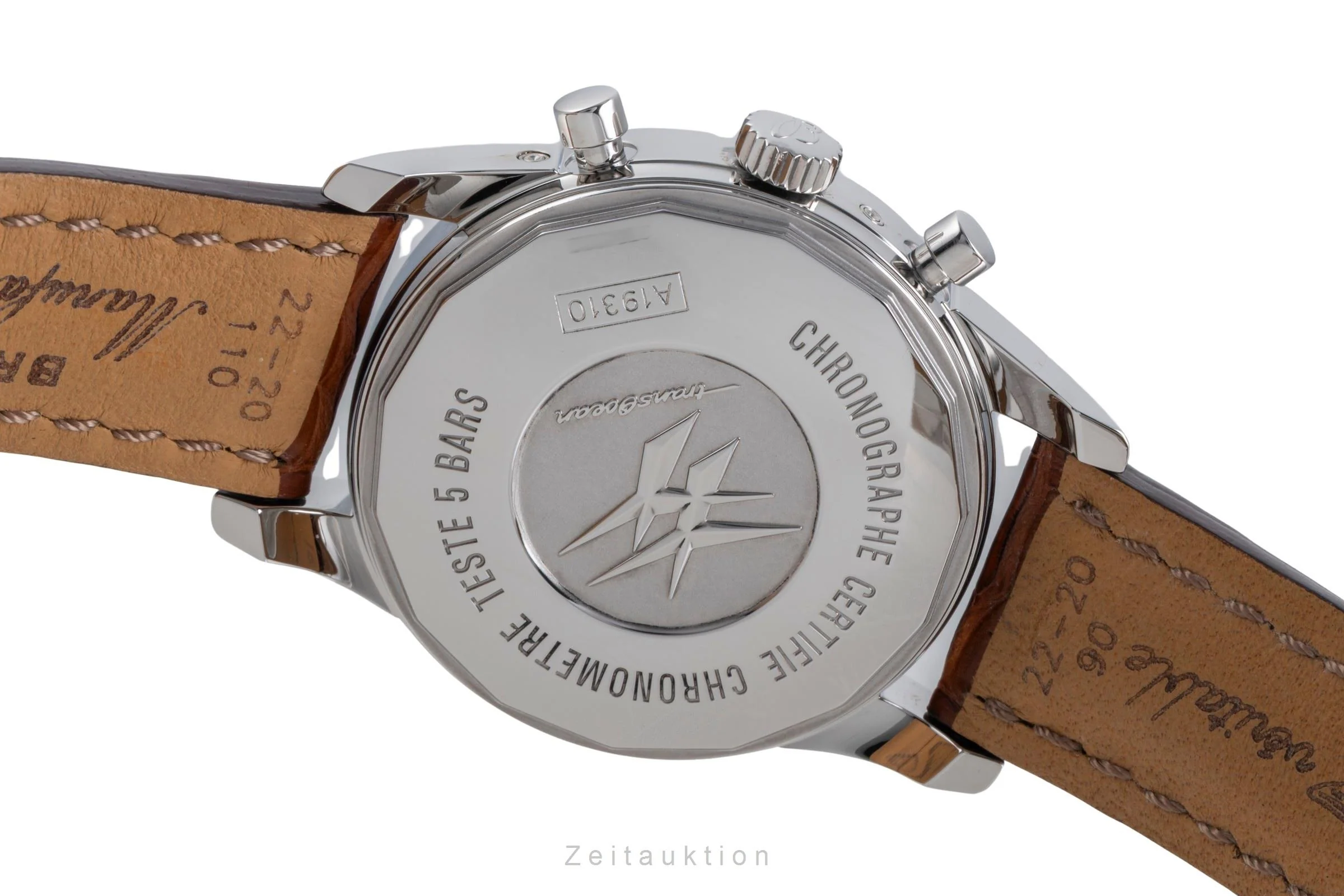 Breitling Transocean chronograph steel automatic men's watch A19310  [2506285] - Image 13