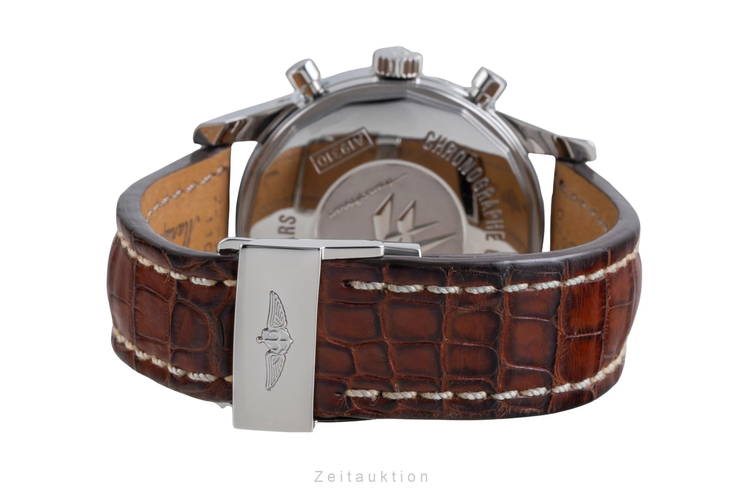 Breitling Transocean chronograph steel automatic men's watch A19310  [2506285] - Image 15