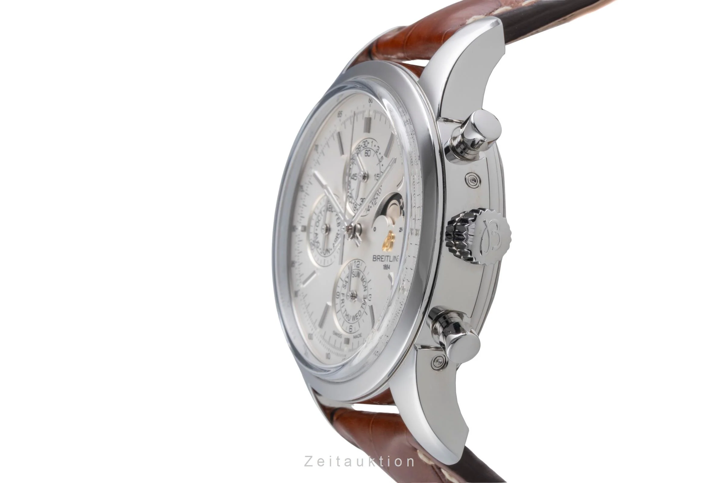 Breitling Transocean chronograph steel automatic men's watch A19310  [2506285] - Image 7