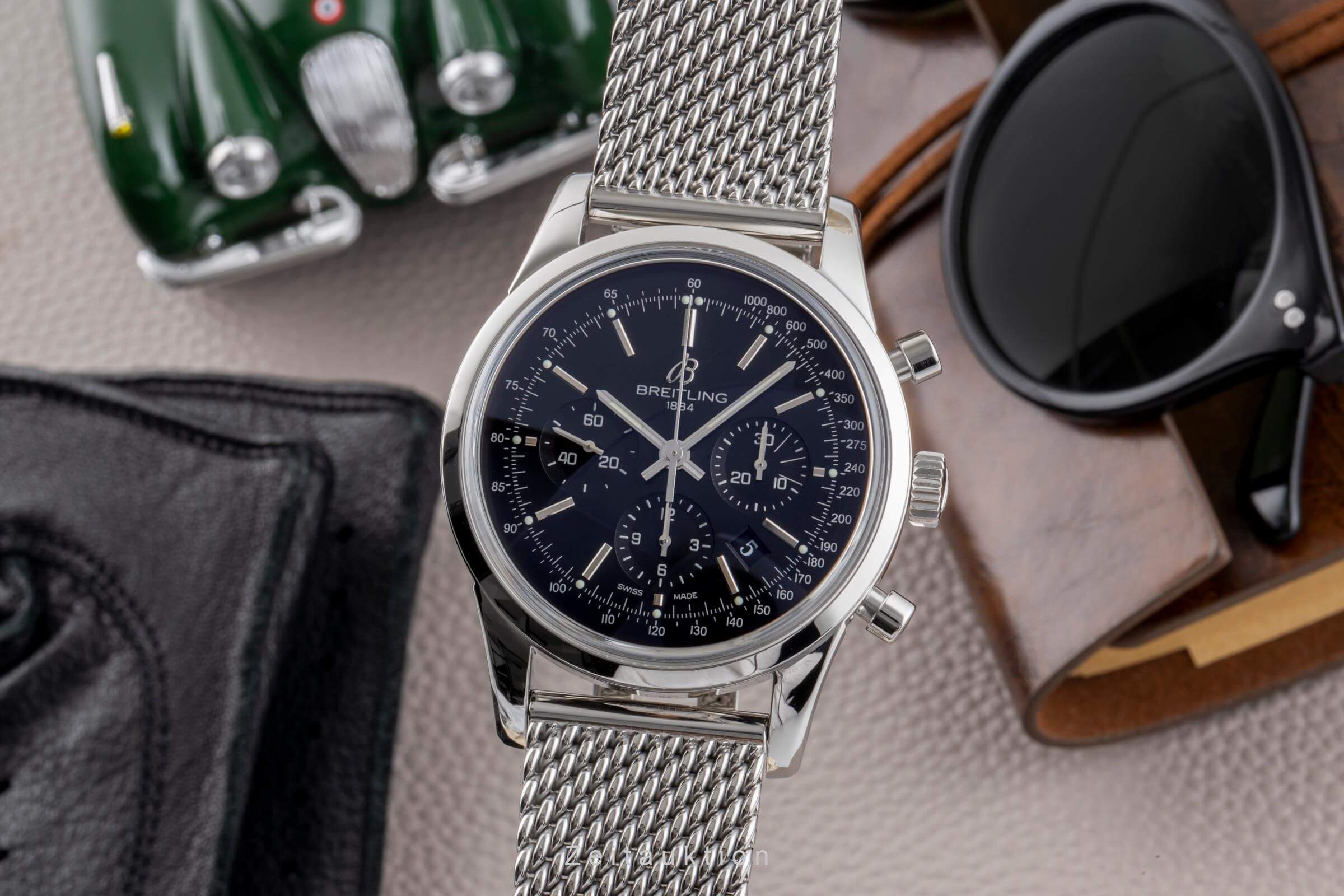Breitling Transocean chronograph steel automatic men's watch AB0152  [2500925] - Image 2