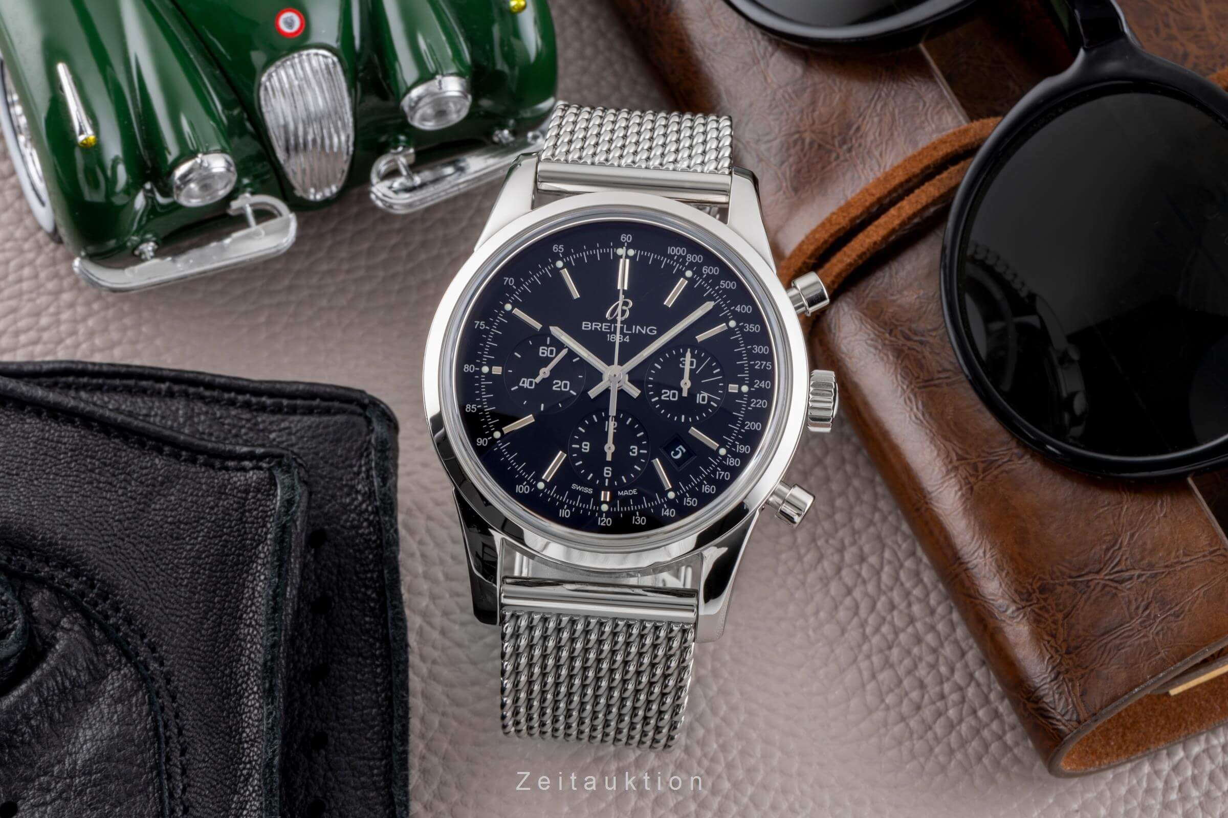Breitling Transocean chronograph steel automatic men's watch AB0152  [2500925] - Image 4