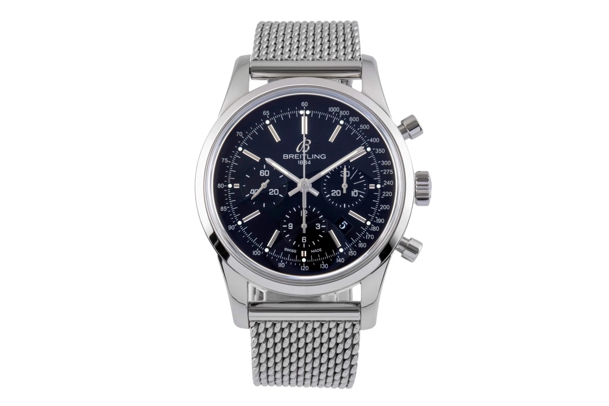 Breitling Transocean chronograph steel automatic men's watch AB0152  [2500925] - Image 5