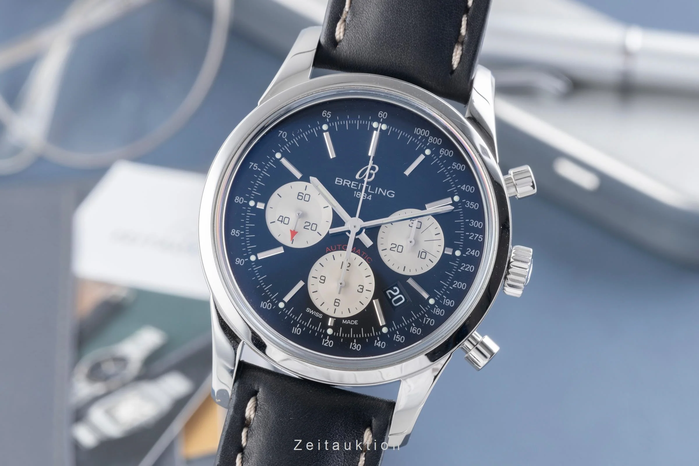 Breitling Transocean chronograph steel automatic men's watch AB0152  [2507154] - Image 2
