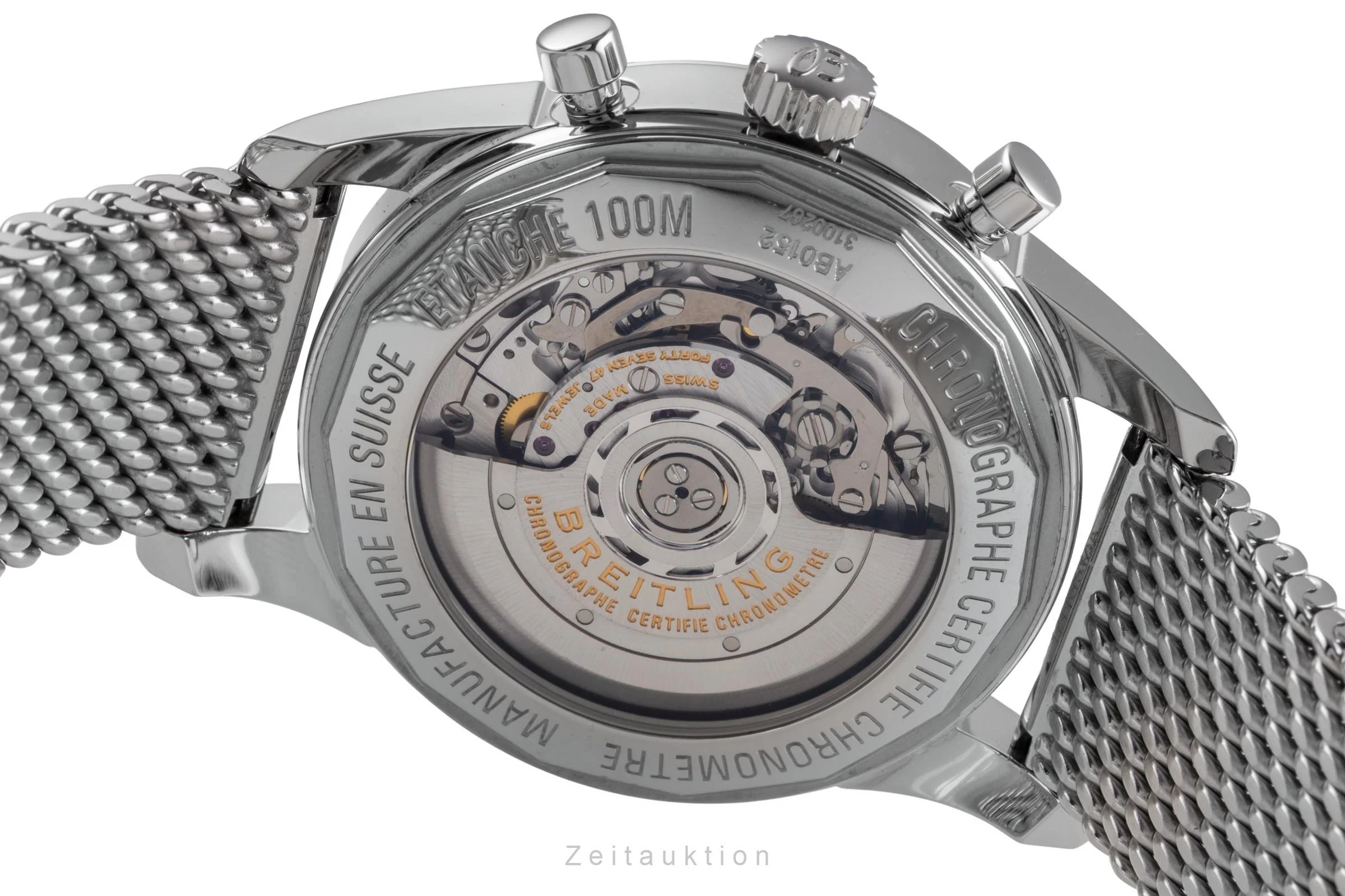 Breitling Transocean chronograph steel automatic men's watch AB015212/G724  [2504806] - Image 12