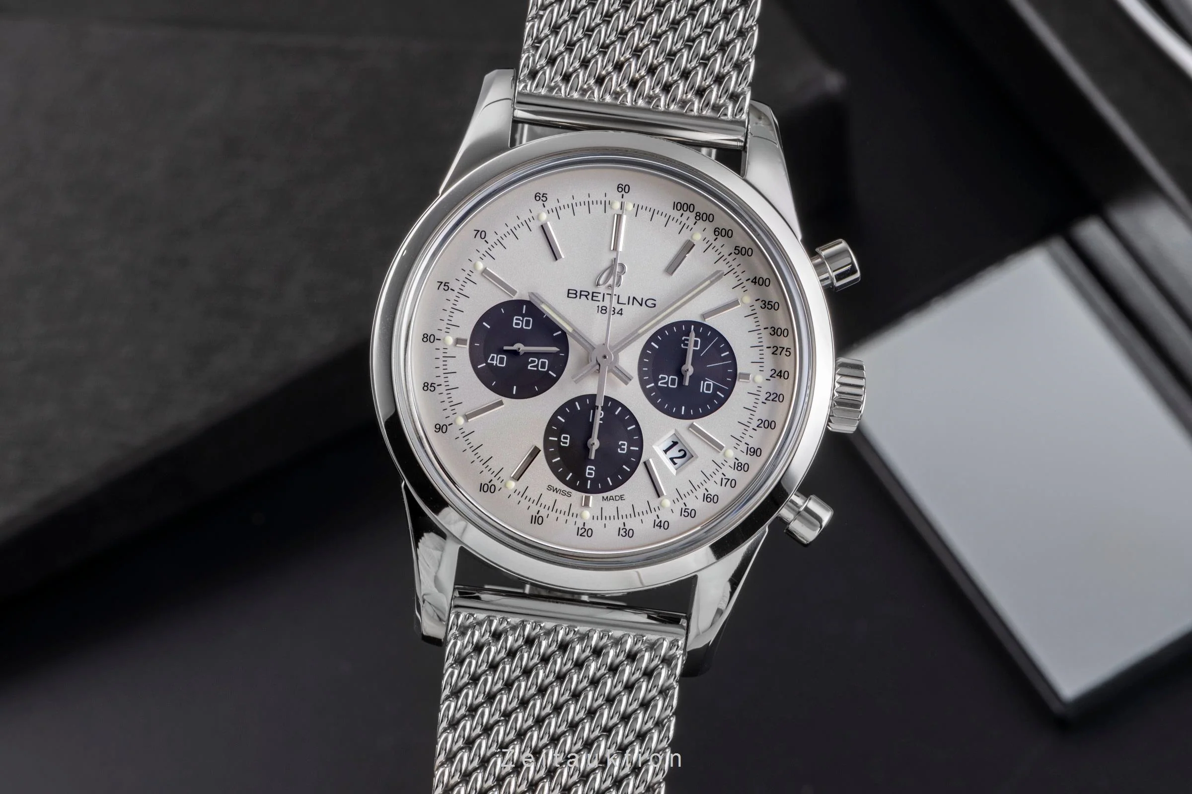 Breitling Transocean chronograph steel automatic men's watch AB015212/G724  [2504806] - Image 2