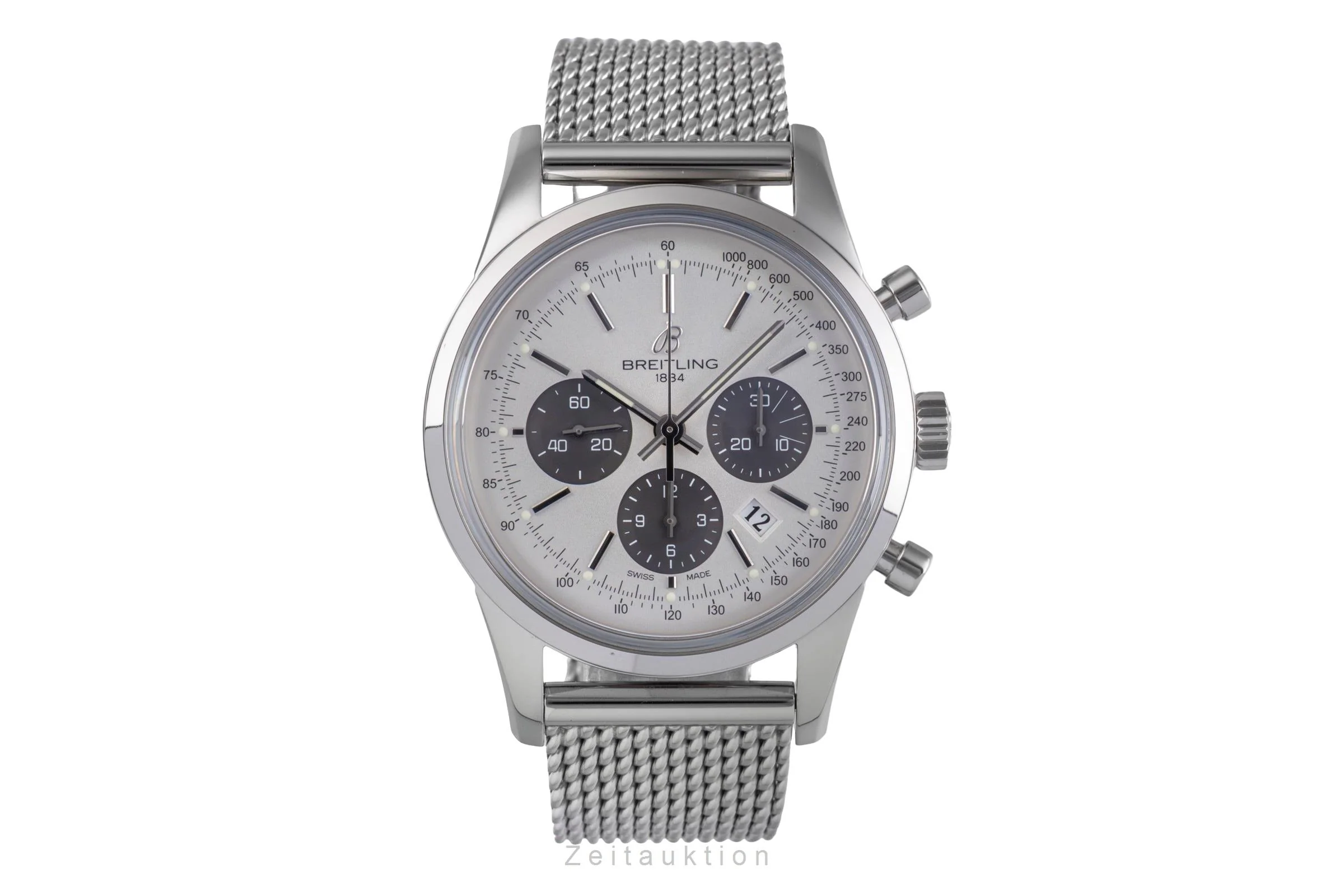 Breitling Transocean chronograph steel automatic men's watch AB015212/G724  [2504806] - Image 5