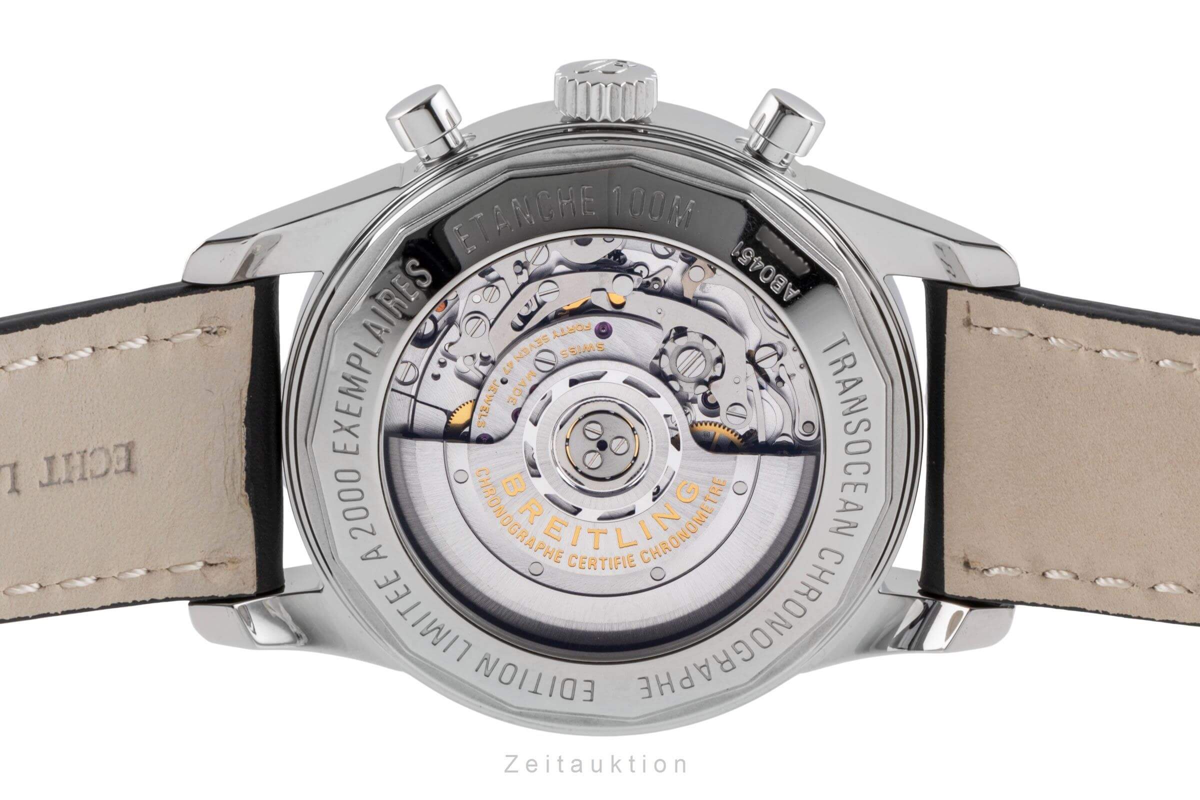 Breitling Transocean chronograph steel automatic men's watch AB045112/BC67 Limited  [2406097] - Image 11