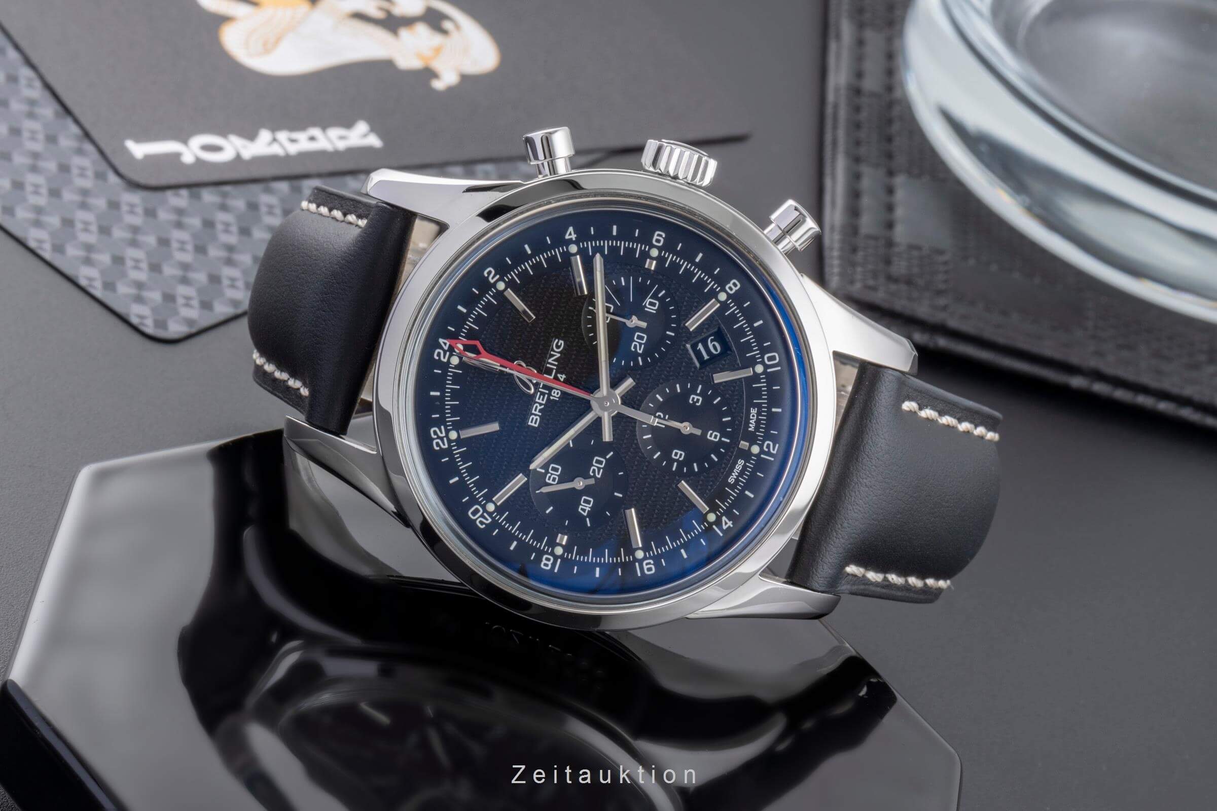 Breitling Transocean chronograph steel automatic men's watch AB045112/BC67 Limited  [2406097] - Image 3
