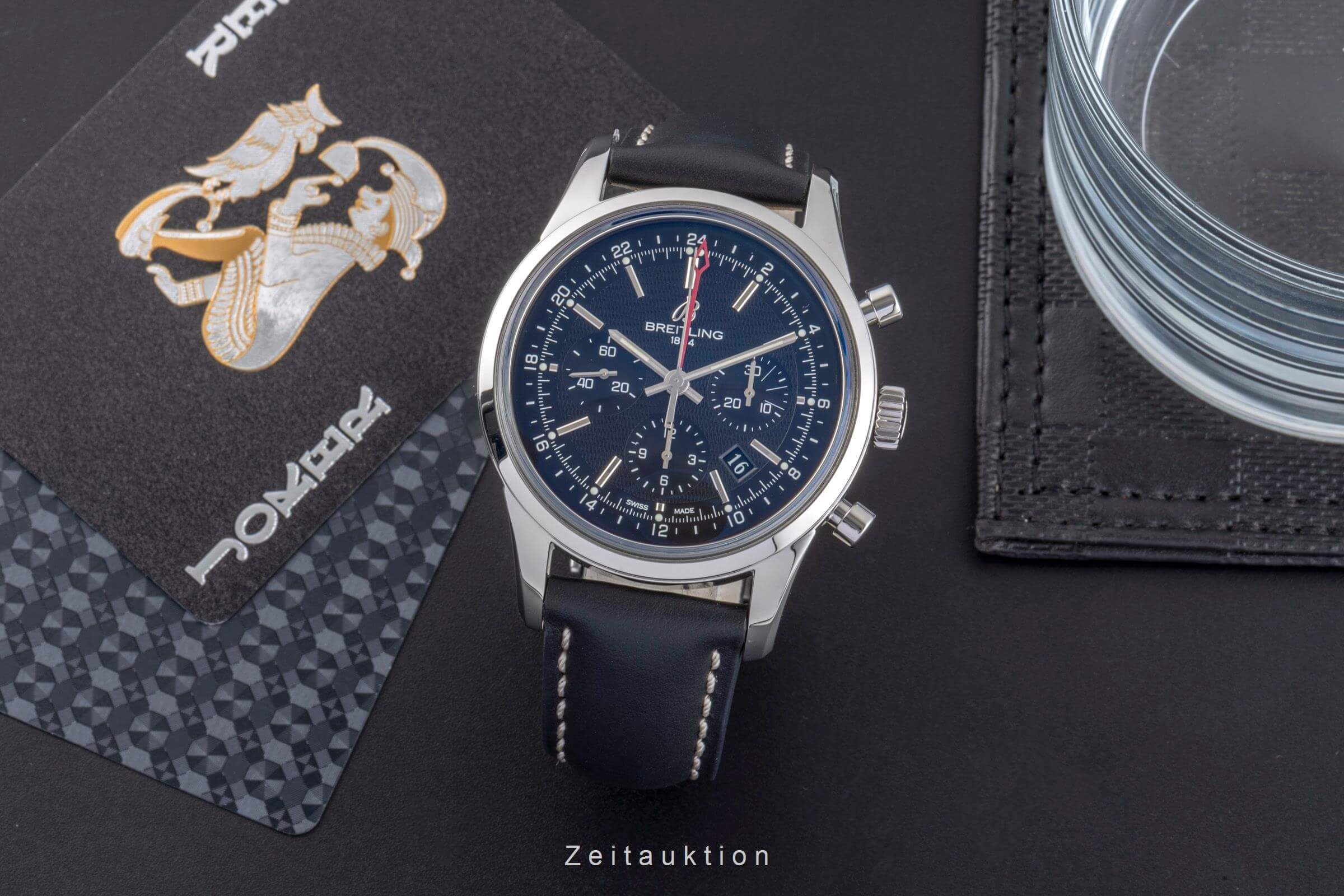 Breitling Transocean chronograph steel automatic men's watch AB045112/BC67 Limited  [2406097] - Image 4