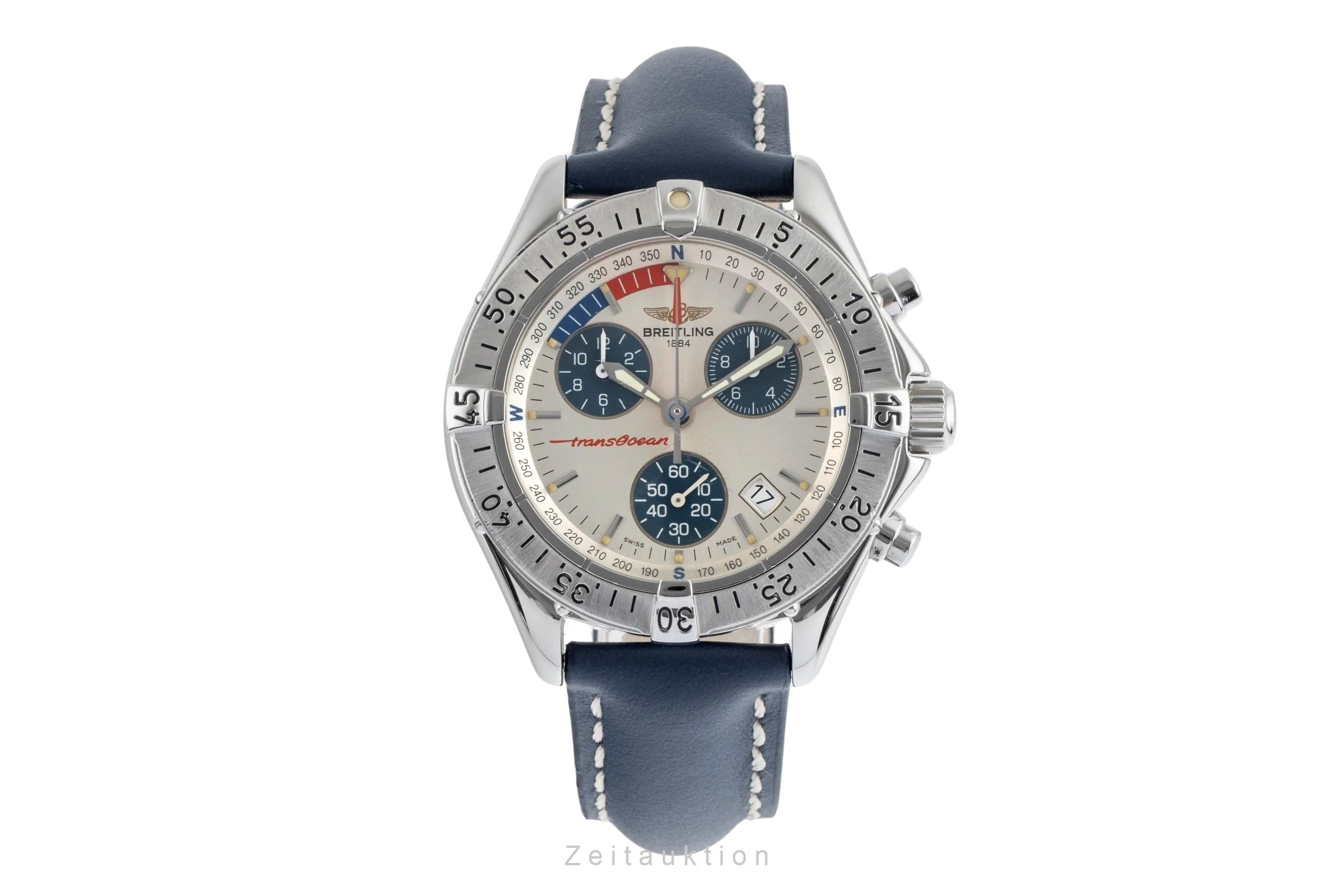 Breitling Transocean chronograph steel quartz men's watch A53040.1  [2503045] - Image 5