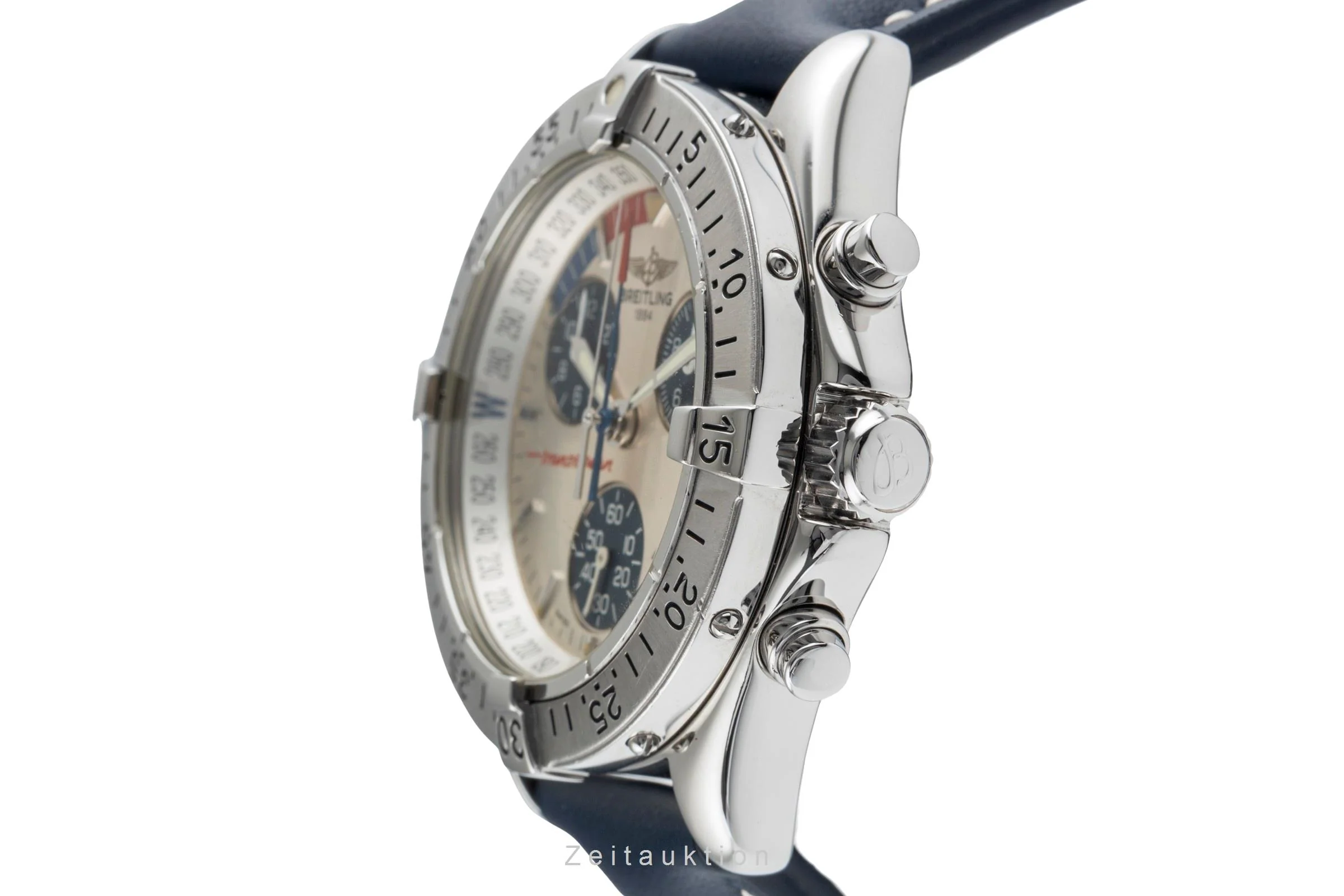 Breitling Transocean chronograph steel quartz men's watch A53040.1  [2503045] - Image 7