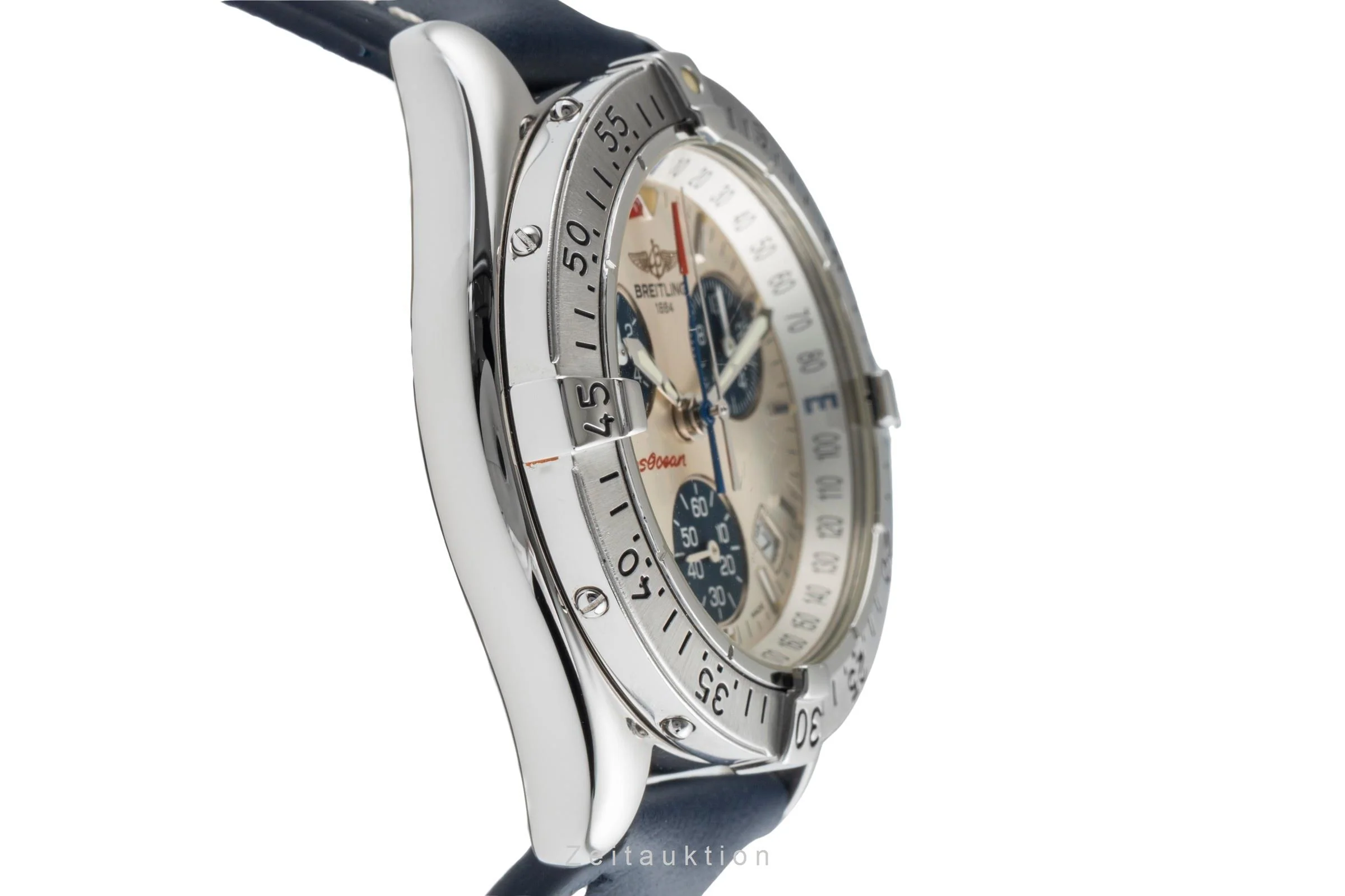 Breitling Transocean chronograph steel quartz men's watch A53040.1  [2503045] - Image 8