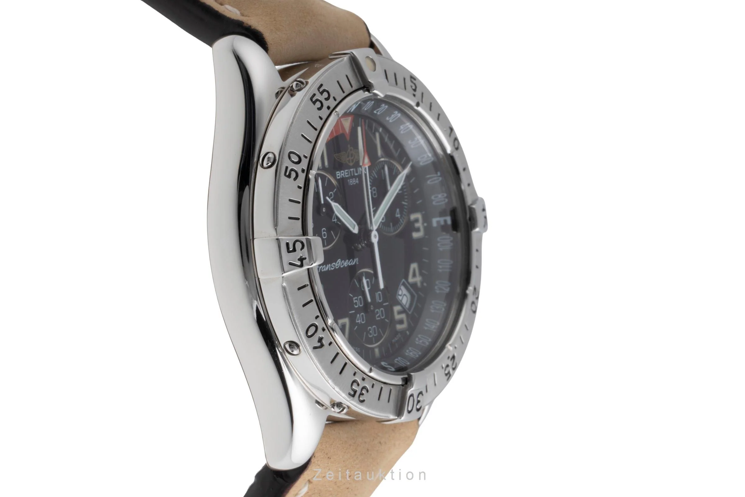 Breitling Transocean chronograph steel quartz men's watch A53040.1  [2503083] - Image 8