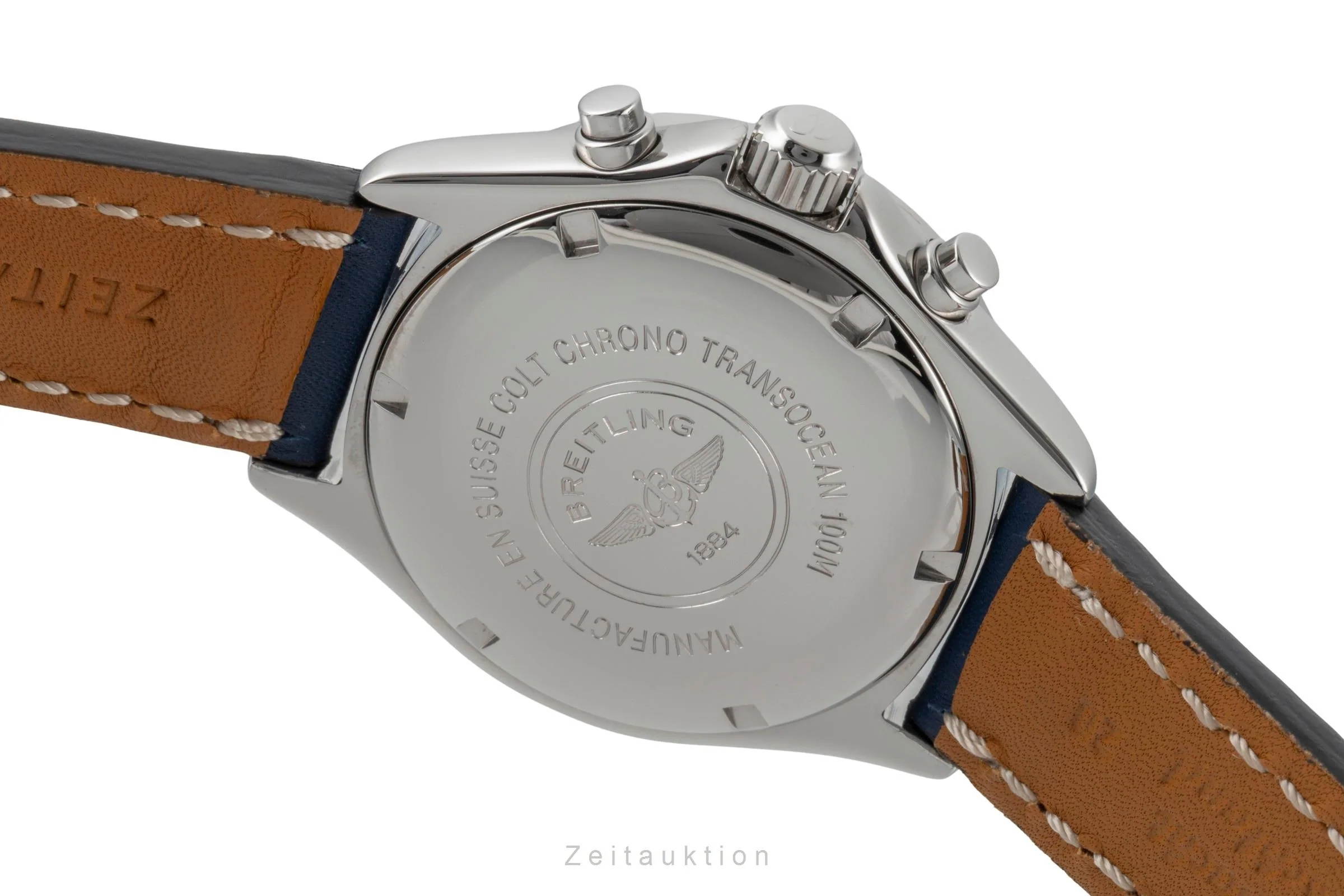 Breitling Transocean chronograph steel quartz men's watch A53040.1  [2600691] - Image 12