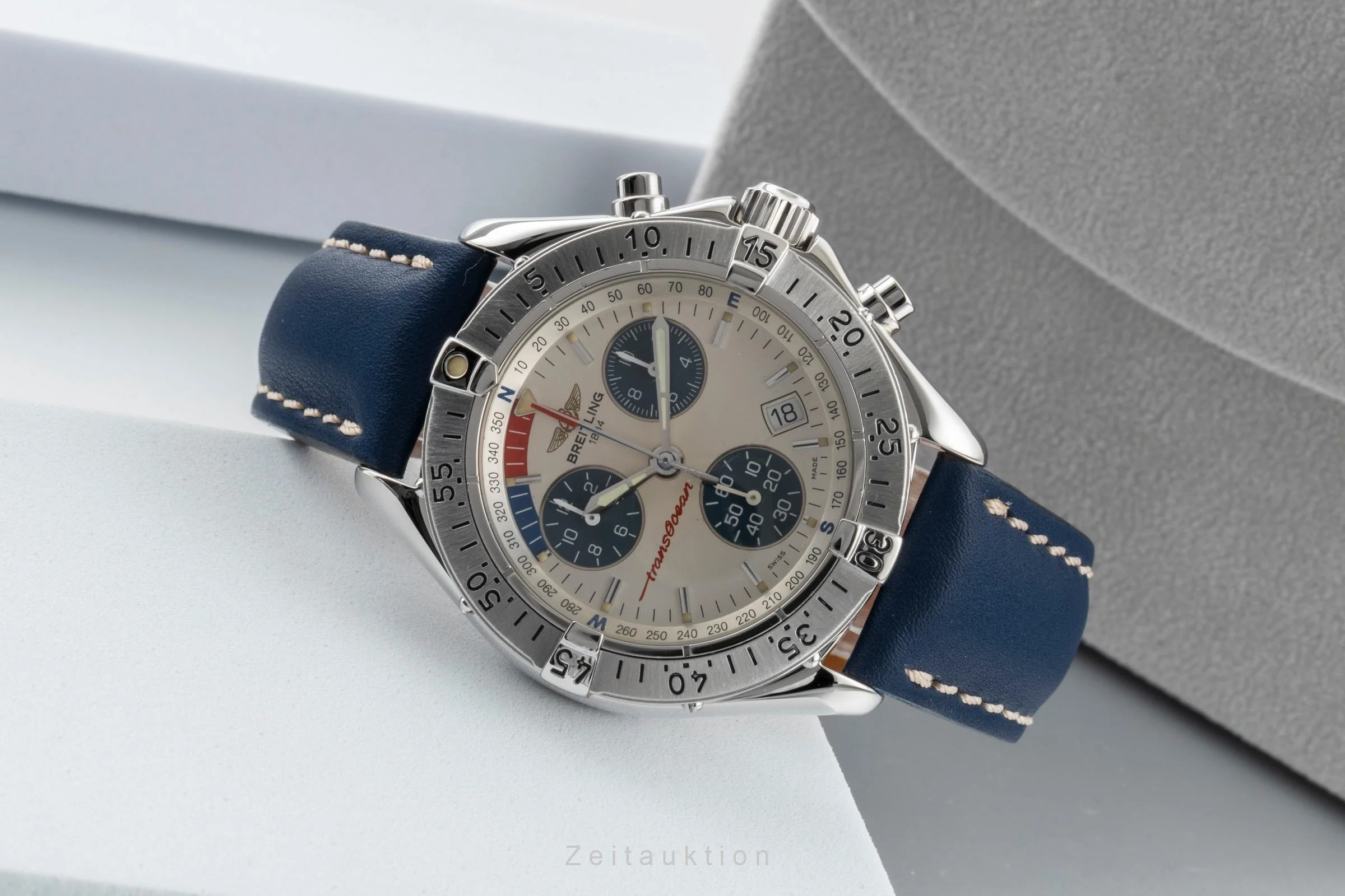 Breitling Transocean chronograph steel quartz men's watch A53040.1  [2600691] - Image 3