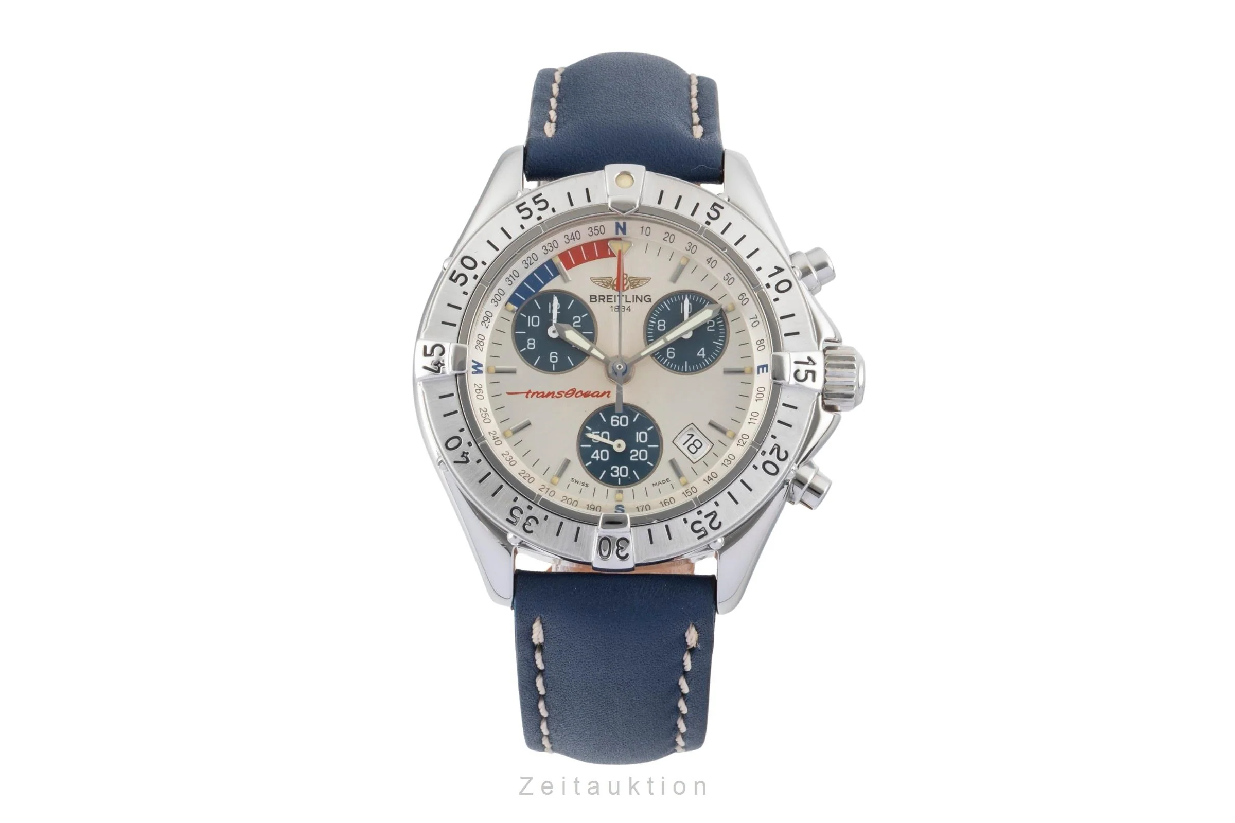 Breitling Transocean chronograph steel quartz men's watch A53040.1  [2600691] - Image 5