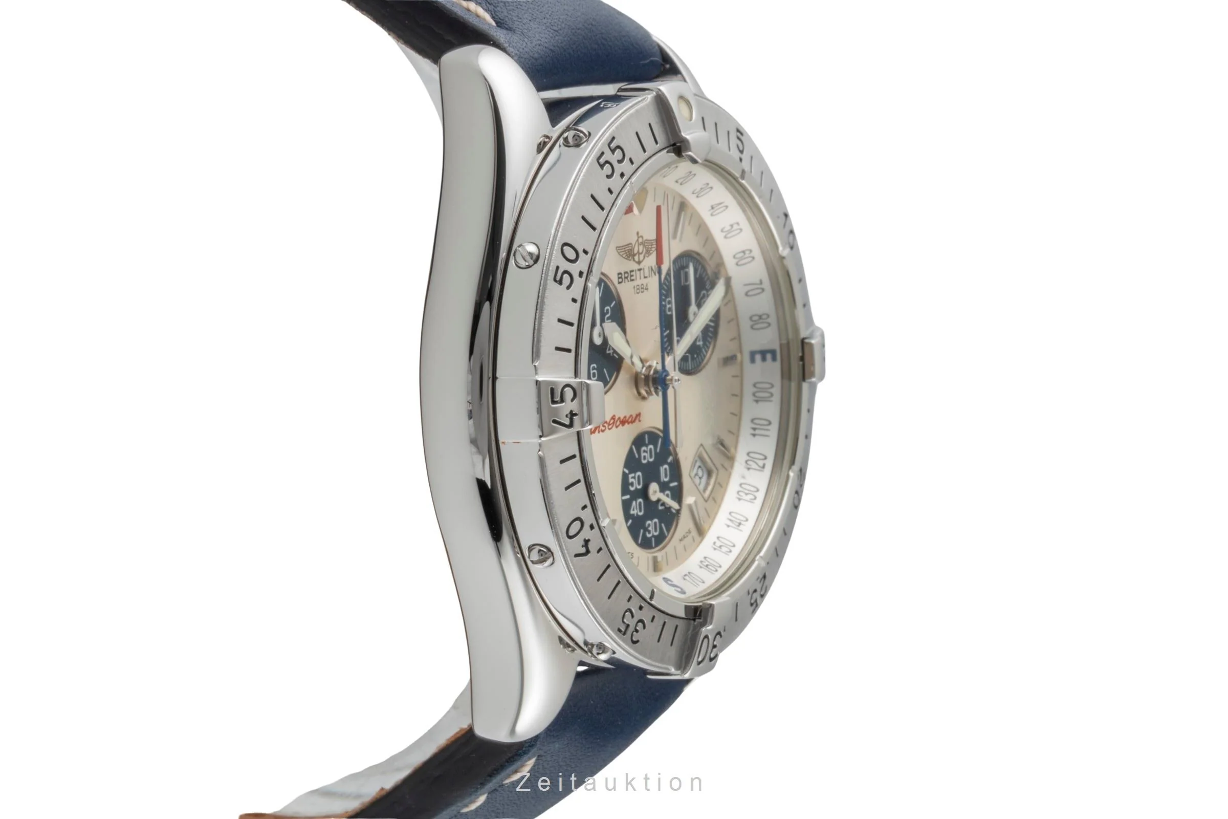 Breitling Transocean chronograph steel quartz men's watch A53040.1  [2600691] - Image 8