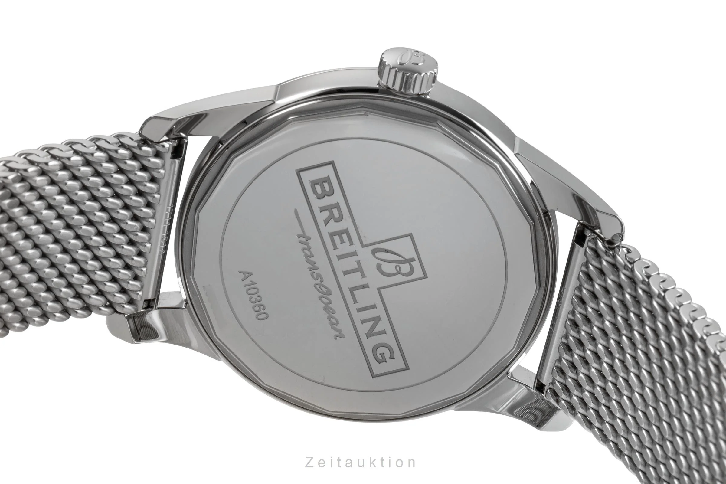 Breitling Transocean steel automatic men's watch A10360  [2503976] - Image 12