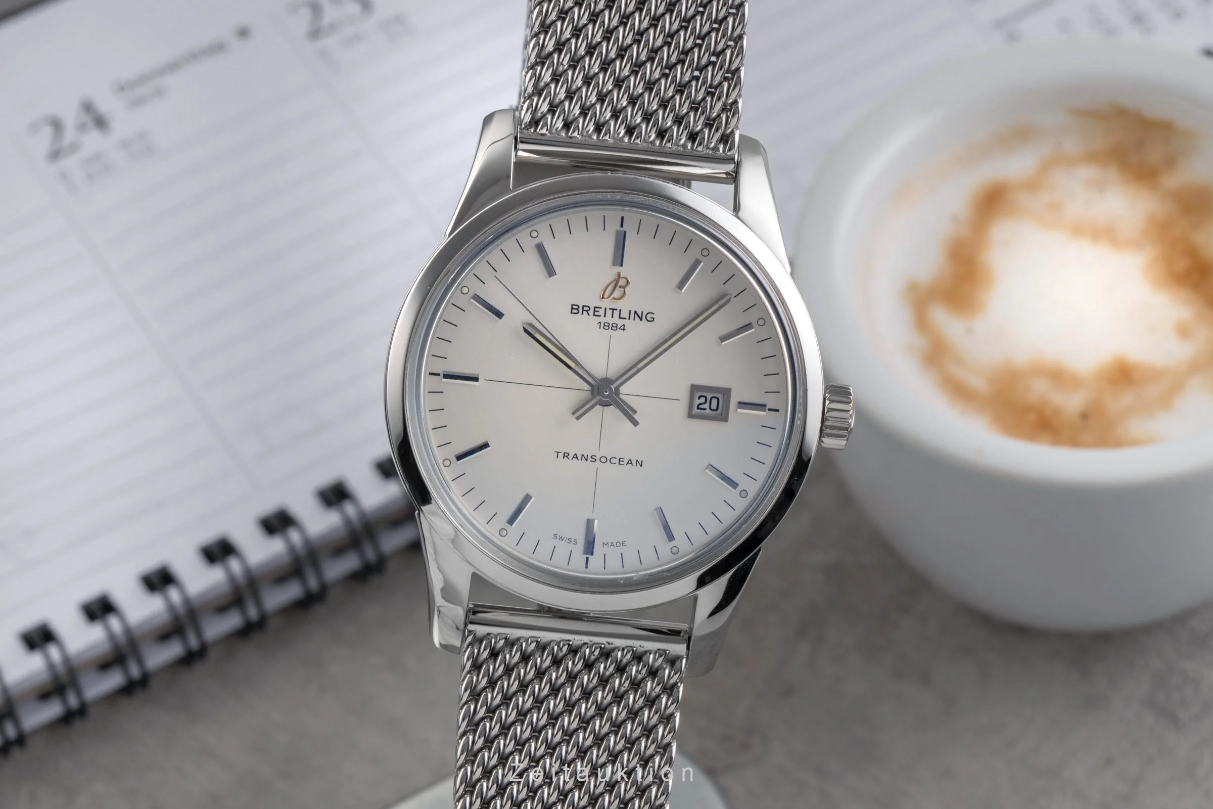 Breitling Transocean steel automatic men's watch A10360  [2503976] - Image 2