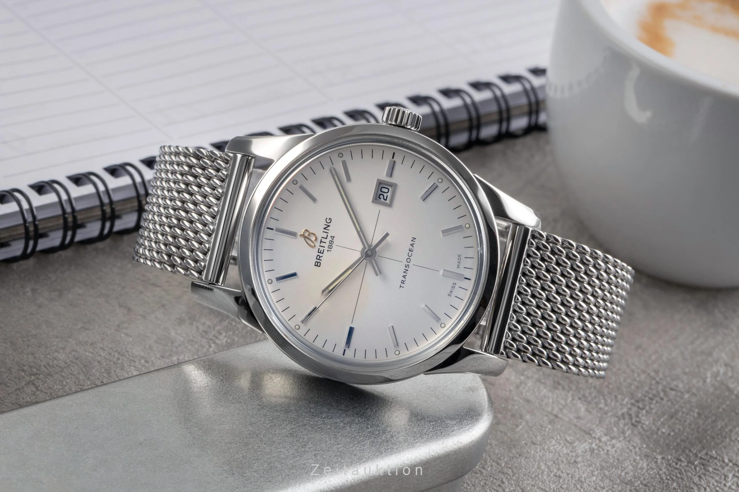 Breitling Transocean steel automatic men's watch A10360  [2503976] - Image 3