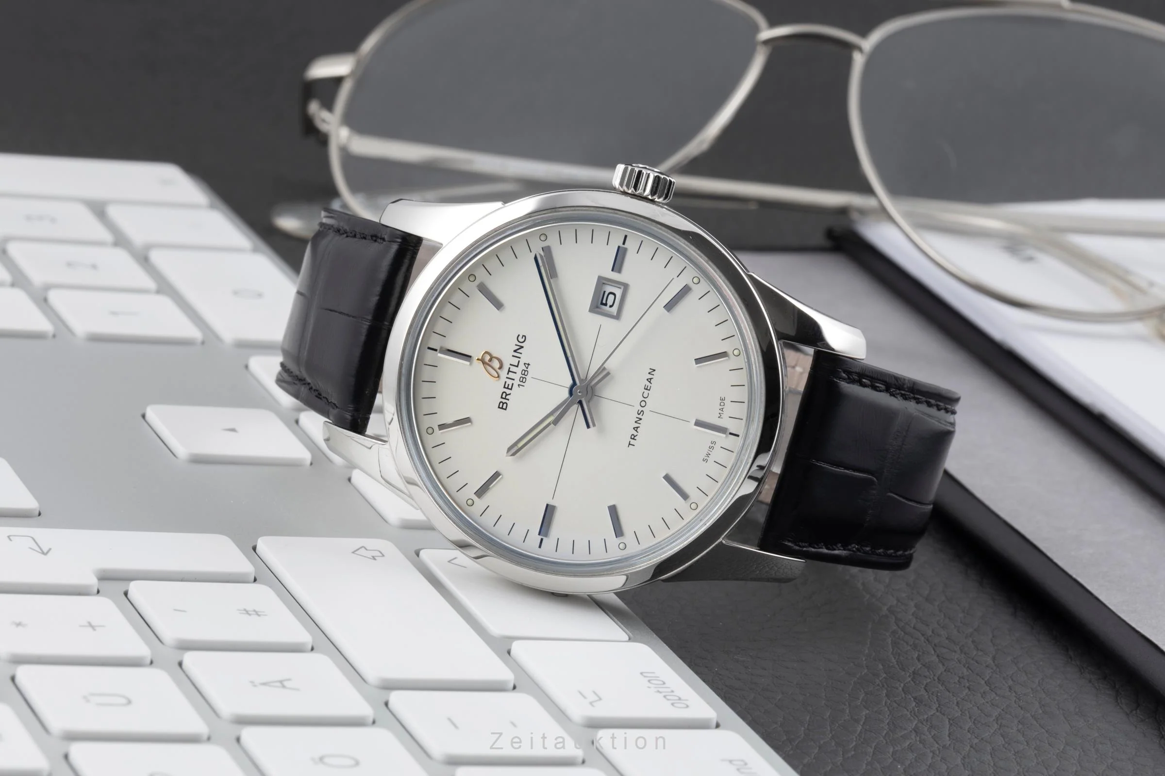 Breitling Transocean steel automatic men's watch A1036012/G721	  [2506822] - Image 3