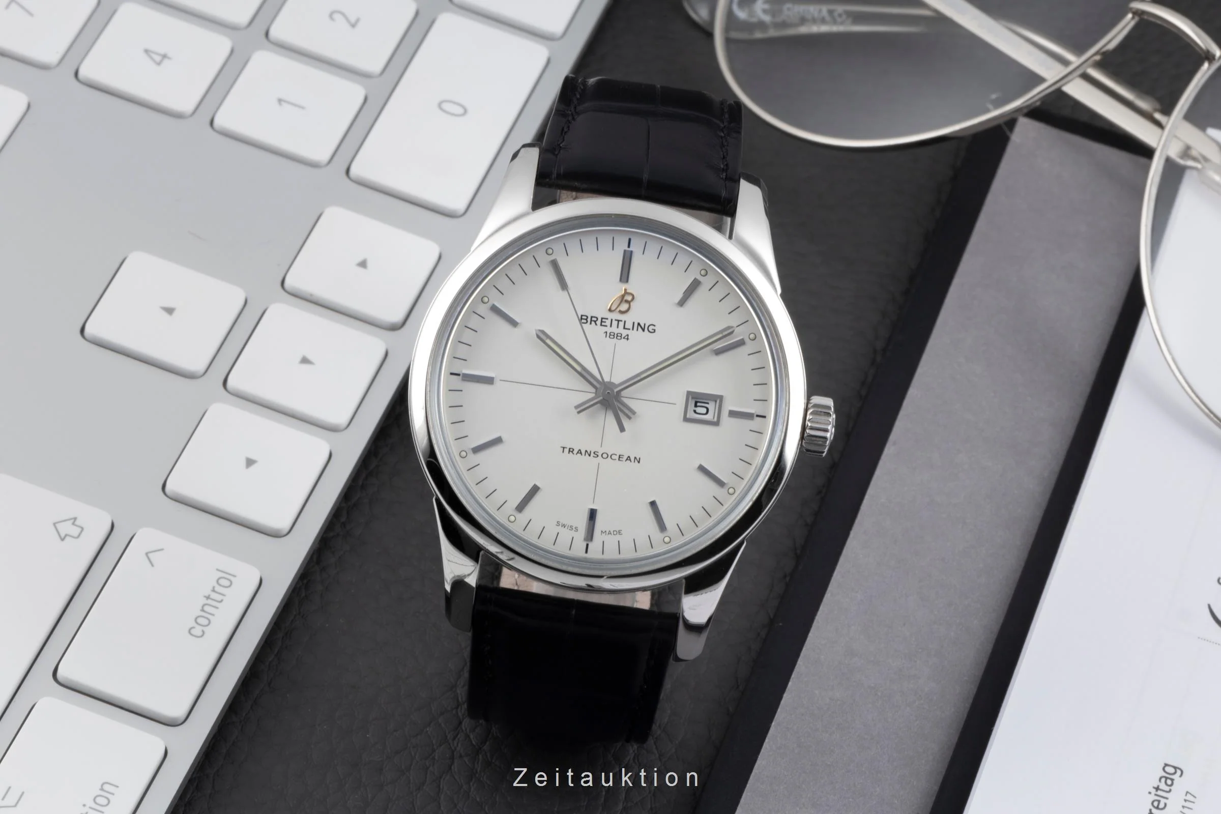 Breitling Transocean steel automatic men's watch A1036012/G721	  [2506822] - Image 4