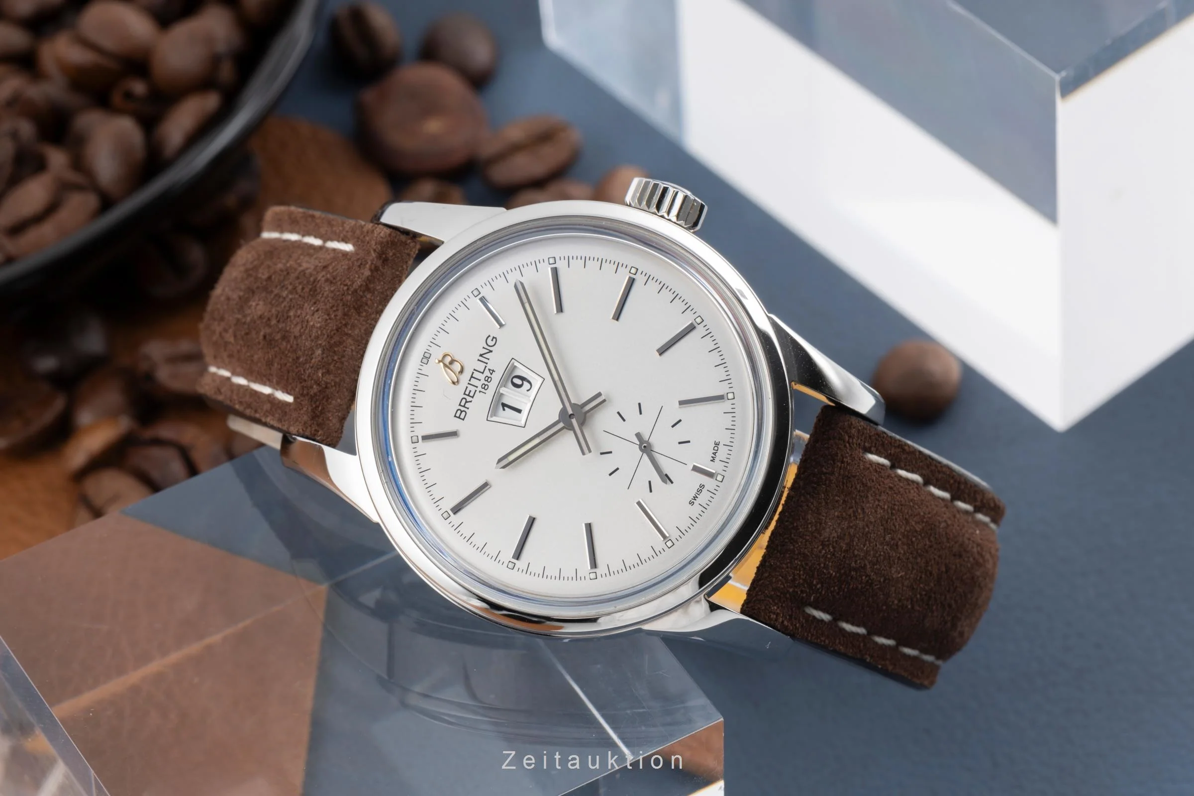 Breitling Transocean steel automatic men's watch A1631012/G781  [2506724] - Image 3