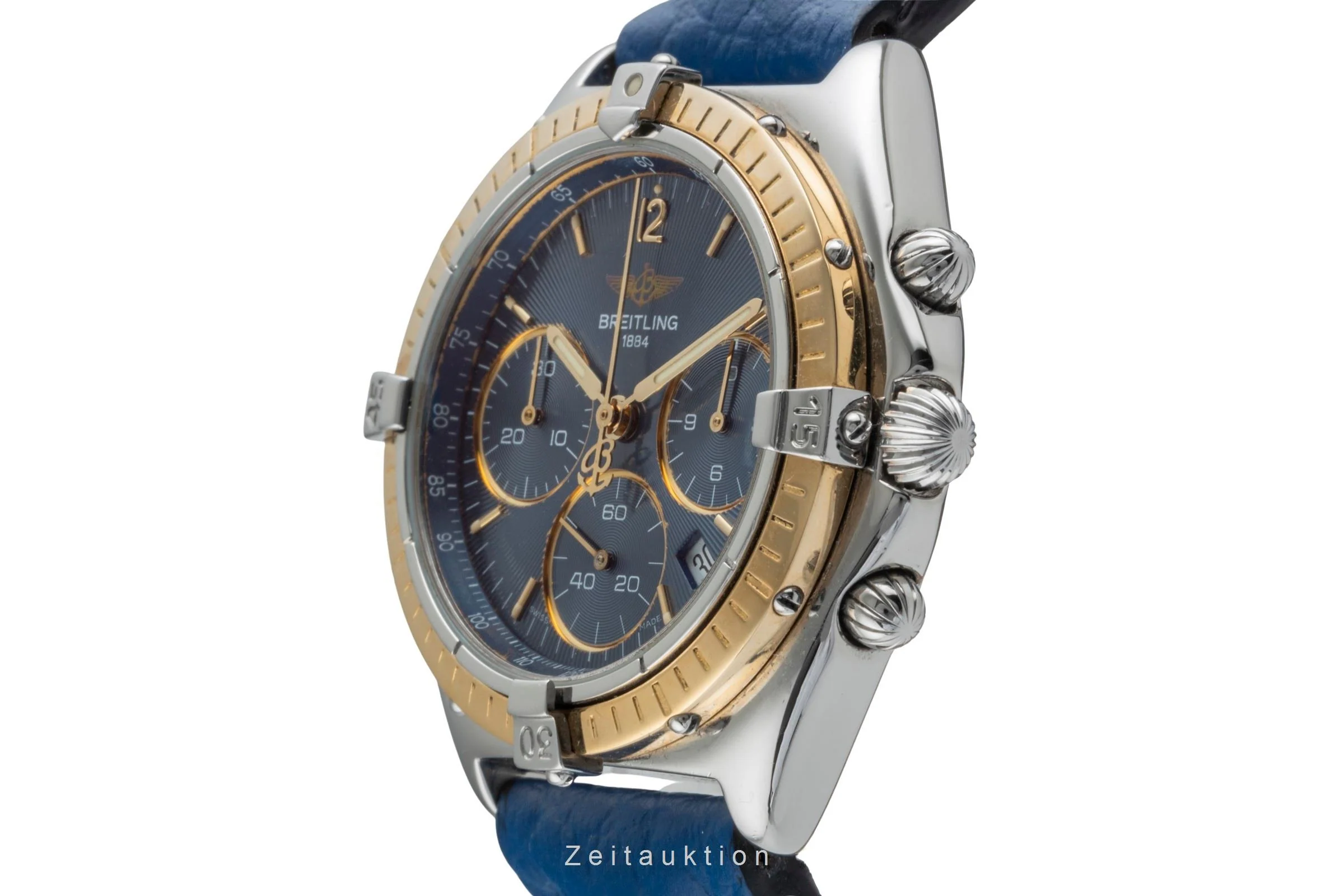 Breitling Windrider chronograph steel / gold quartz unisex D55046  [2507318] - Image 7