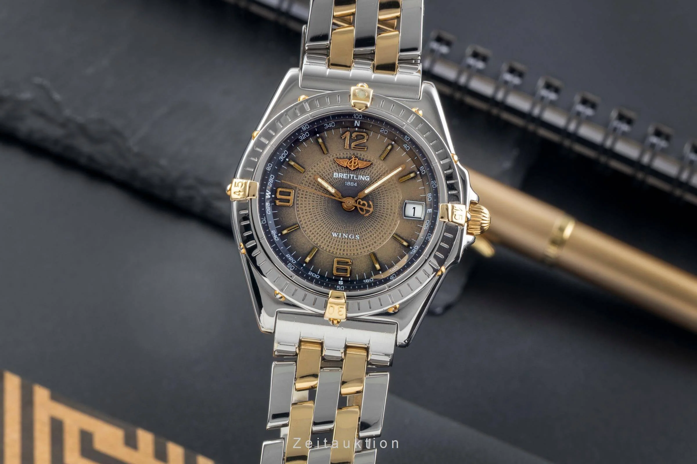 Breitling Wings steel / gold automatic men's watch B10050  [2500375] - Image 2