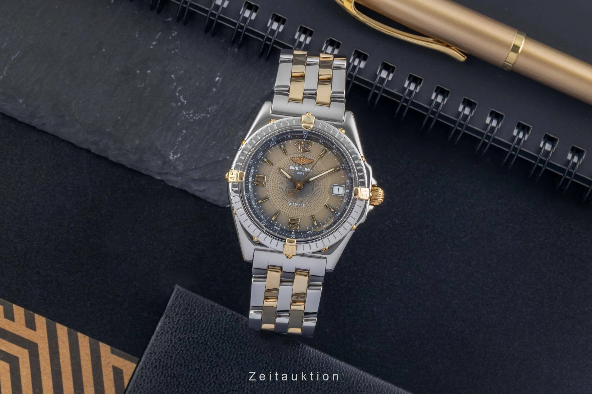 Breitling Wings steel / gold automatic men's watch B10050  [2500375] - Image 4