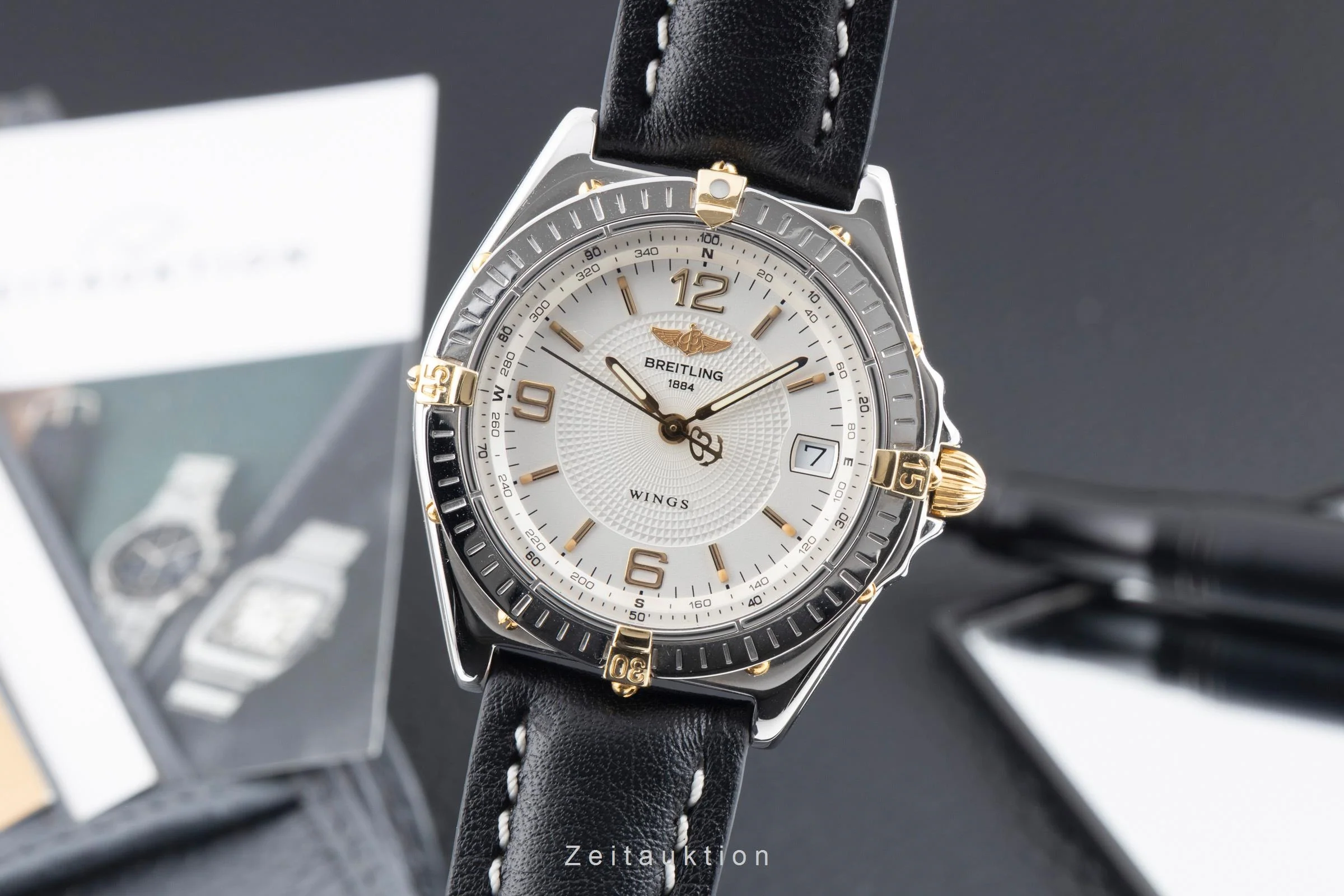 Breitling Wings steel / gold automatic men's watch B10050  [2600242] - Image 2