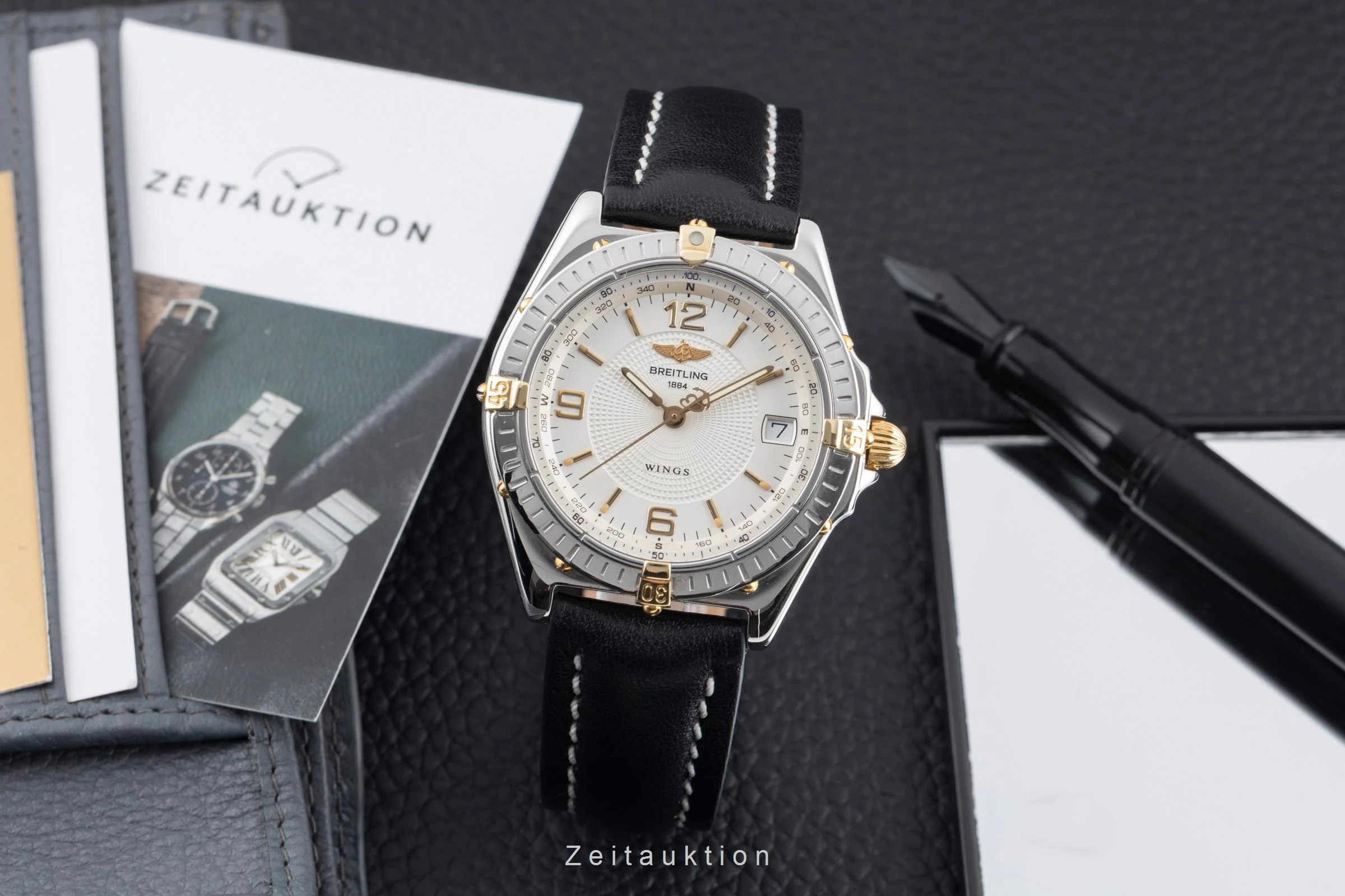 Breitling Wings steel / gold automatic men's watch B10050  [2600242] - Image 4