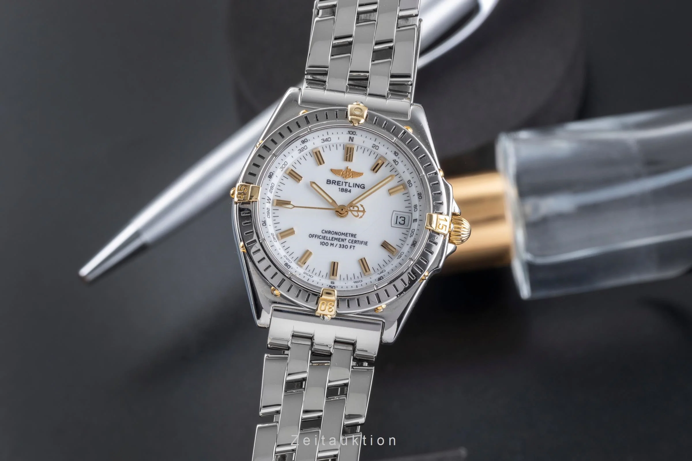 Breitling Wings steel / gold automatic men's watch B10350  [2506062] - Image 2