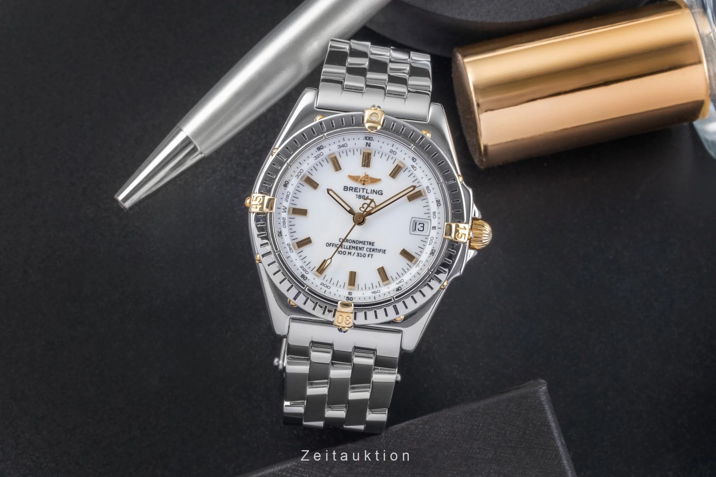 Breitling Wings steel / gold automatic men's watch B10350  [2506062] - Image 4