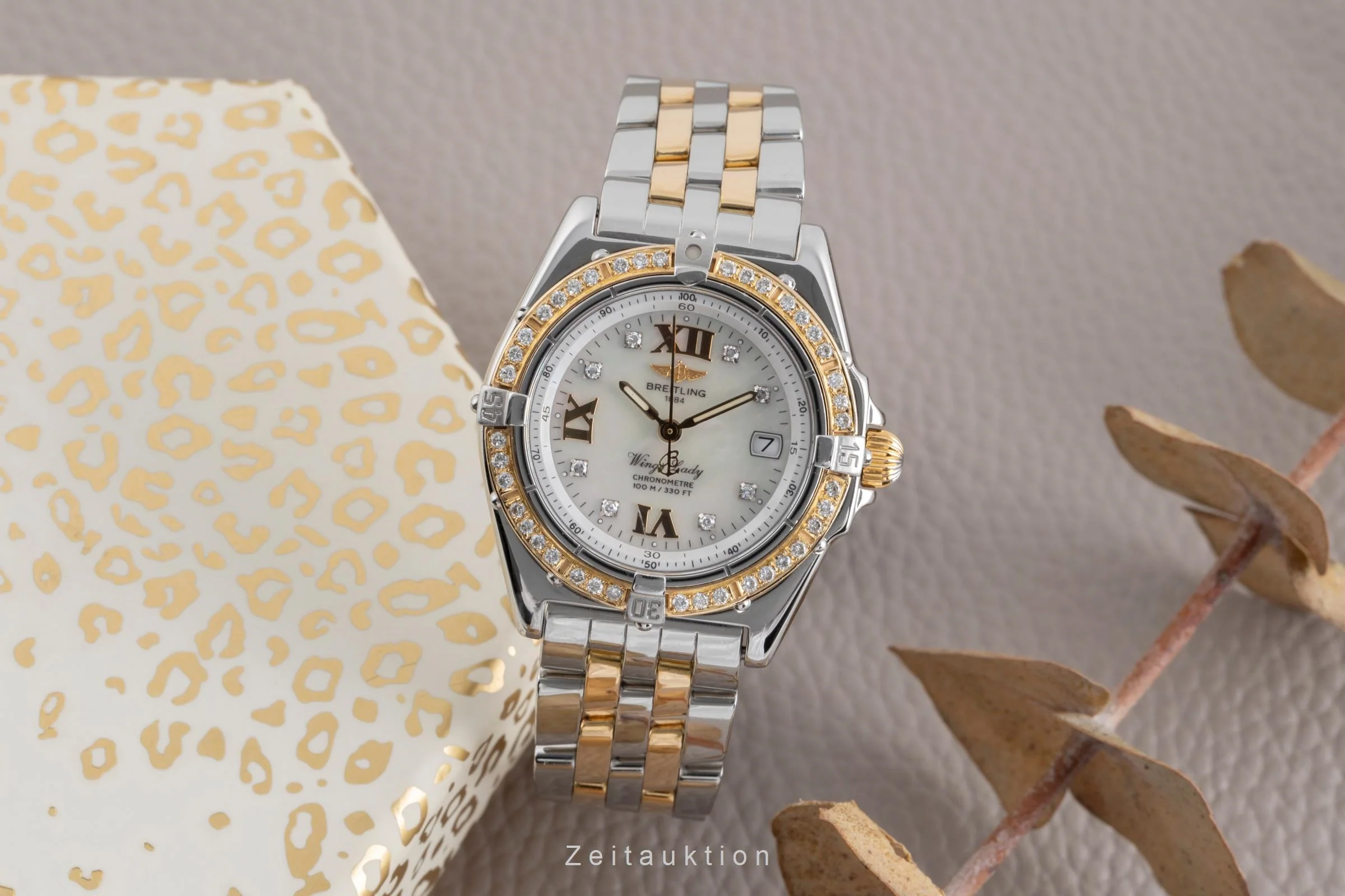 Breitling Wings steel / gold quartz women's watch D67350  [2502308] - Image 4