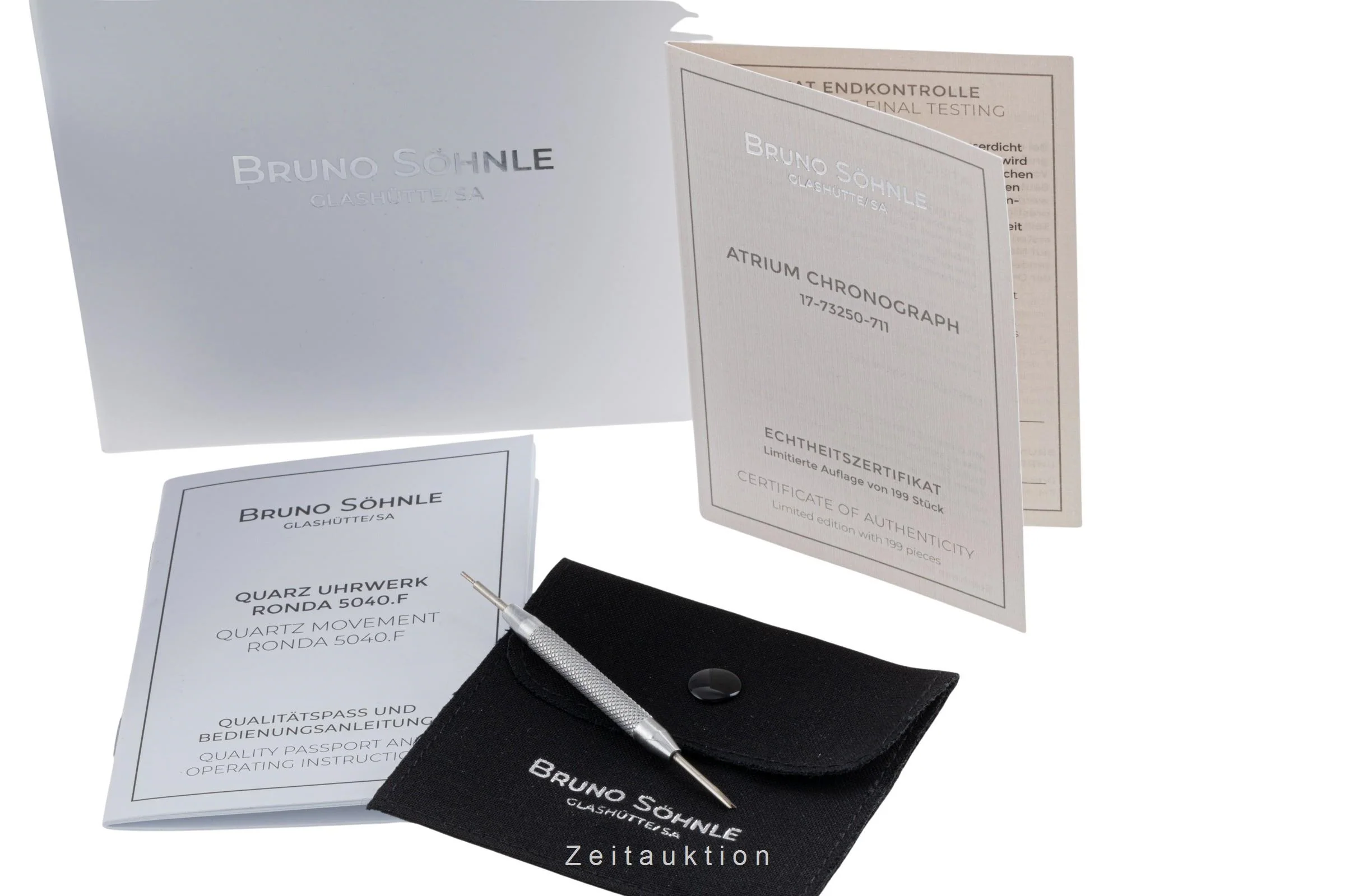 Bruno Söhnle Glashütte Atrium Chrono Limited chronograph steel quartz men's watch 17-73250-711 Limited  [2503445] - Image 10