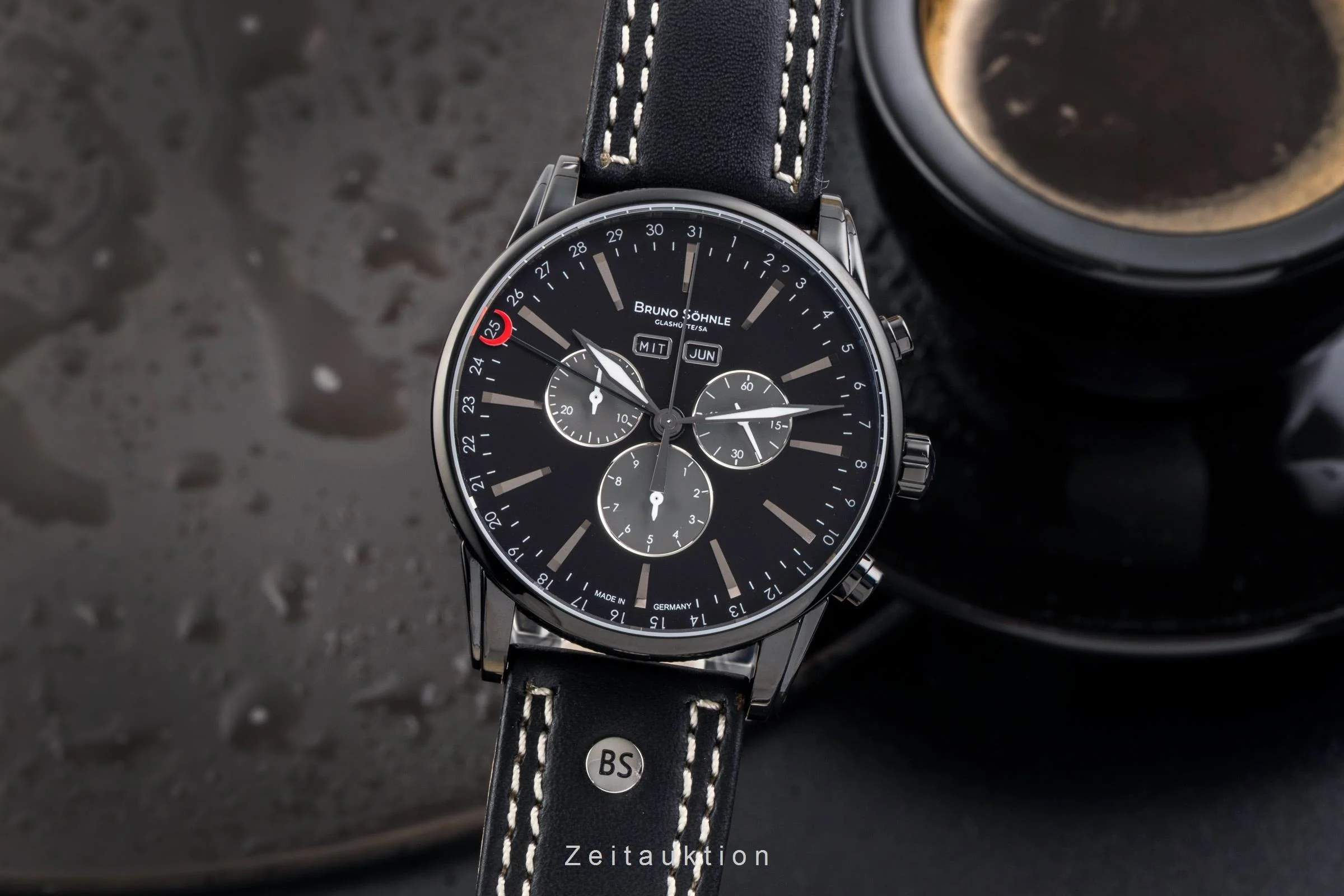 Bruno Söhnle Glashütte Atrium Chrono Limited chronograph steel quartz men's watch 17-73250-711 Limited  [2503445] - Image 2