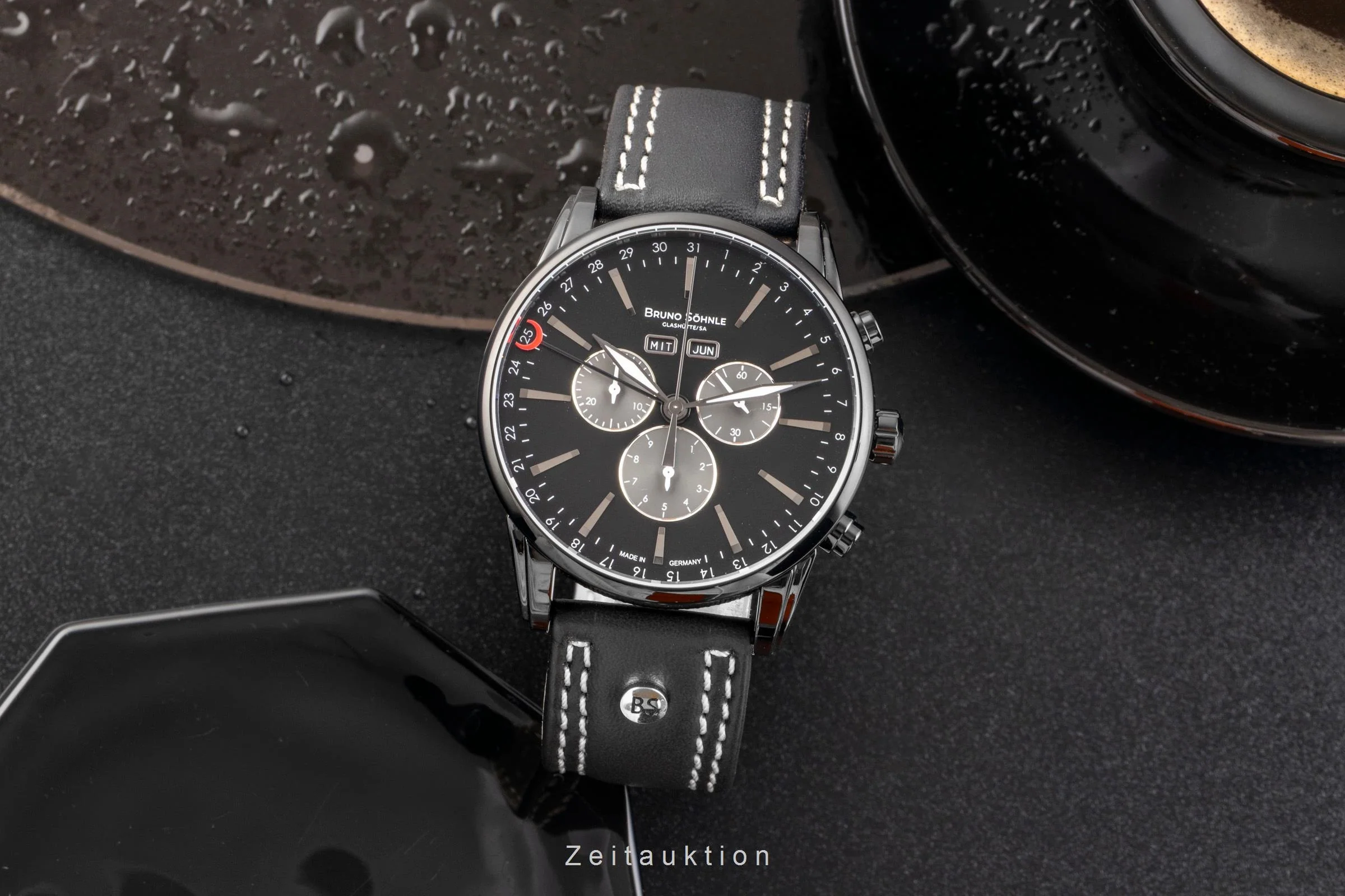 Bruno Söhnle Glashütte Atrium Chrono Limited chronograph steel quartz men's watch 17-73250-711 Limited  [2503445] - Image 4