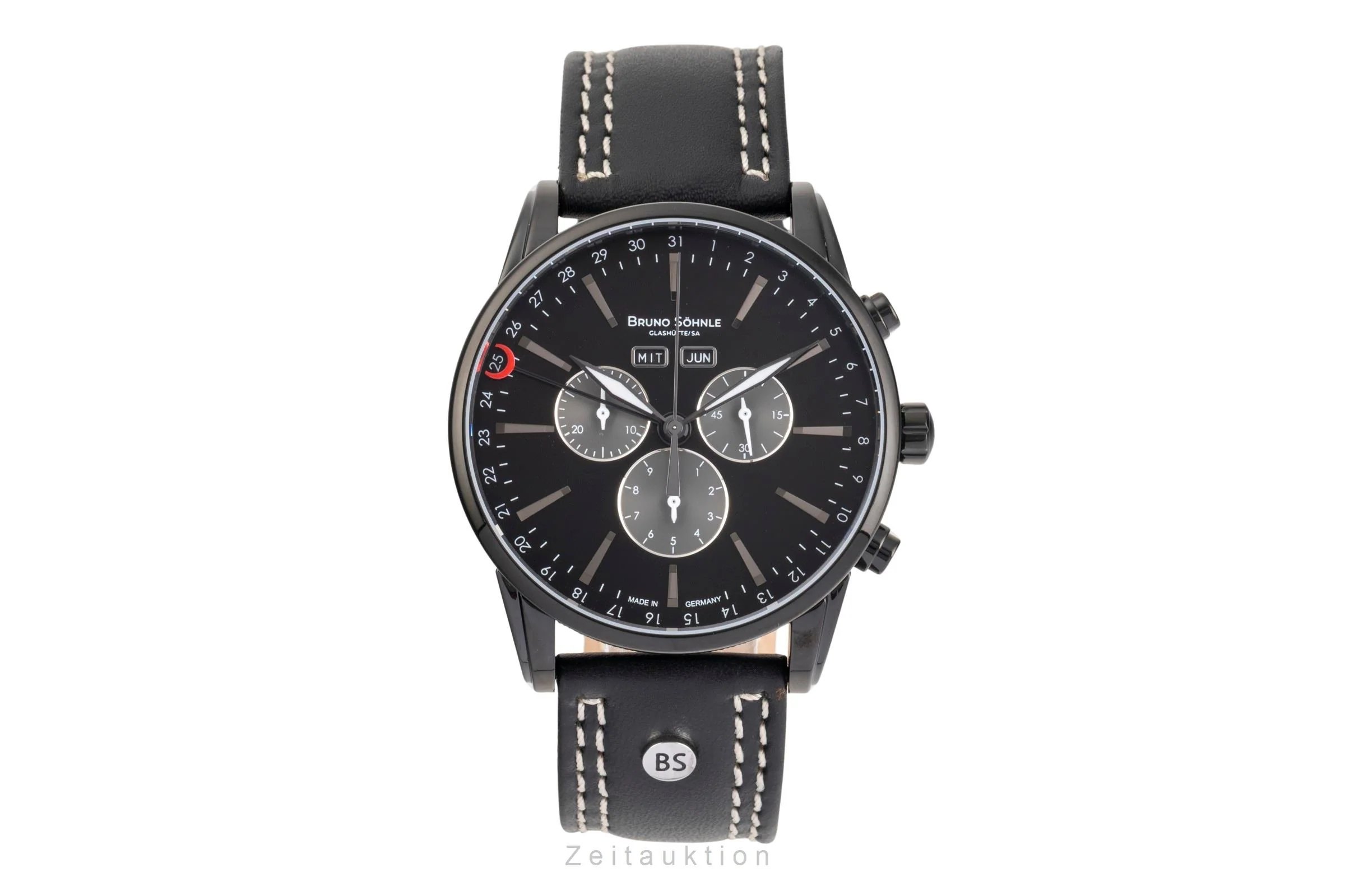 Bruno Söhnle Glashütte Atrium Chrono Limited chronograph steel quartz men's watch 17-73250-711 Limited  [2503445] - Image 5