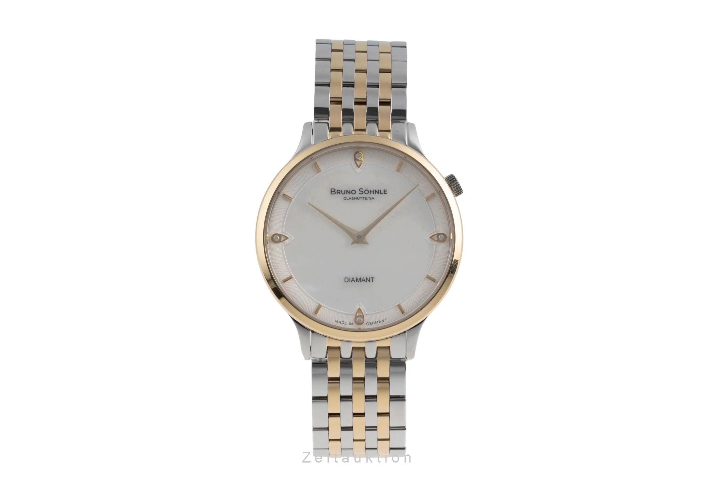 Bruno Söhnle Glashütte Bologna III gilt / steel quartz unisex 17-23213-292  [2503478] - Image 5