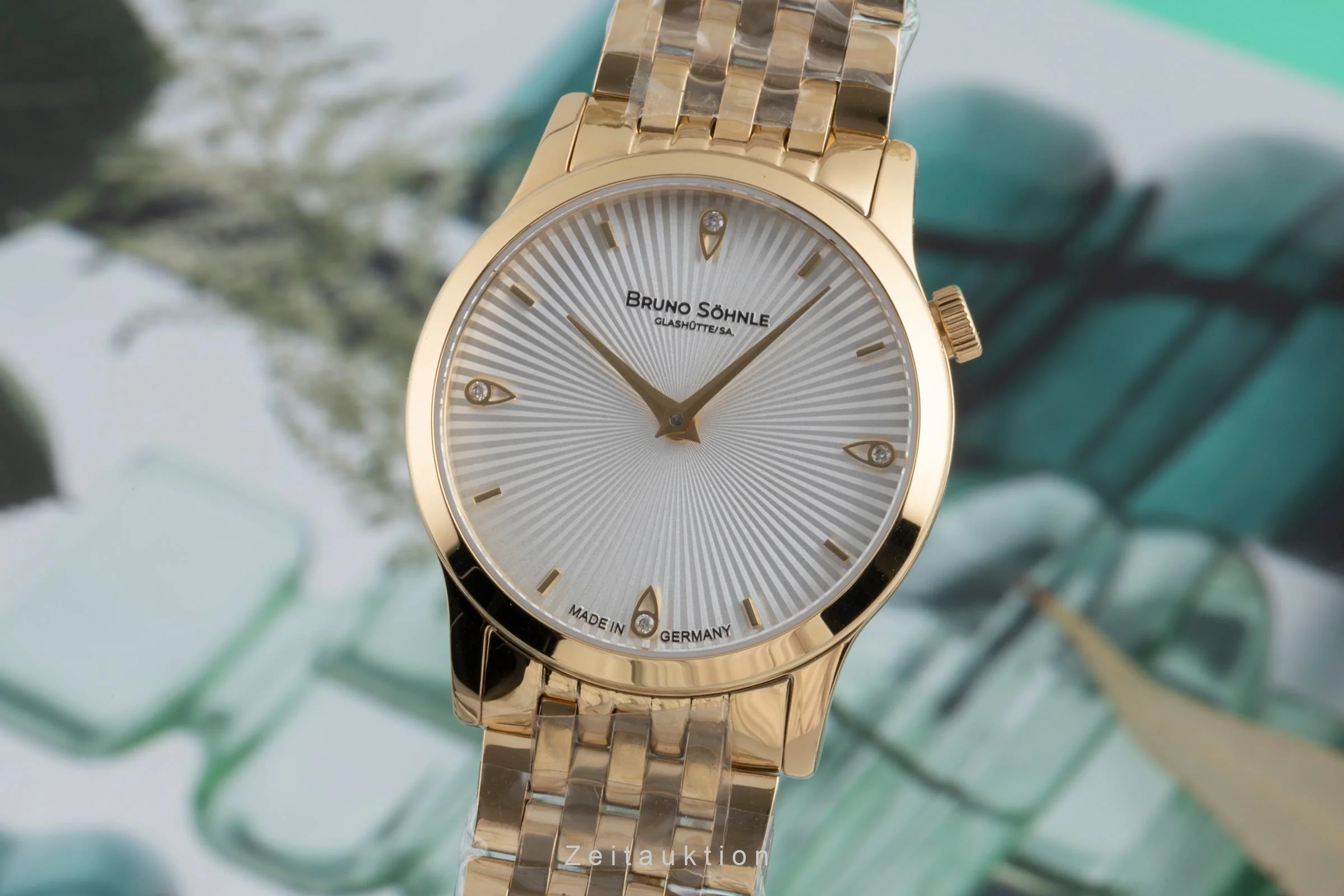 Bruno Söhnle Glashütte Bologna IV gilt / steel quartz women's watch 17-33231-240  [2503975] - Image 2