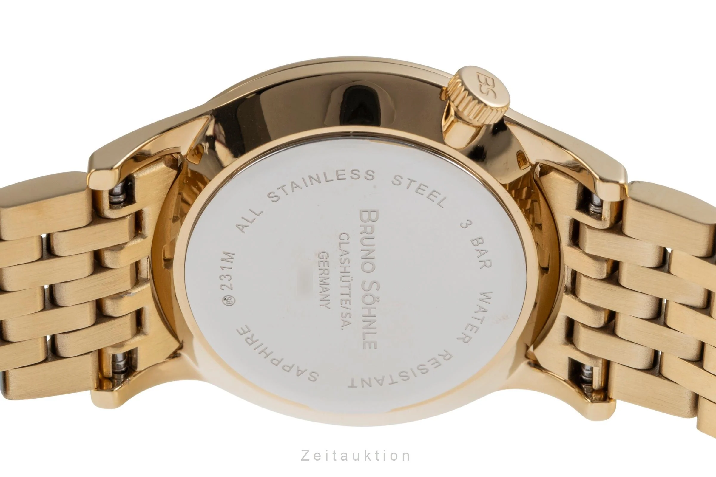 Bruno Söhnle Glashütte Bologna IV gilt / steel quartz women's watch 17-33231-240  [2504853] - Image 11